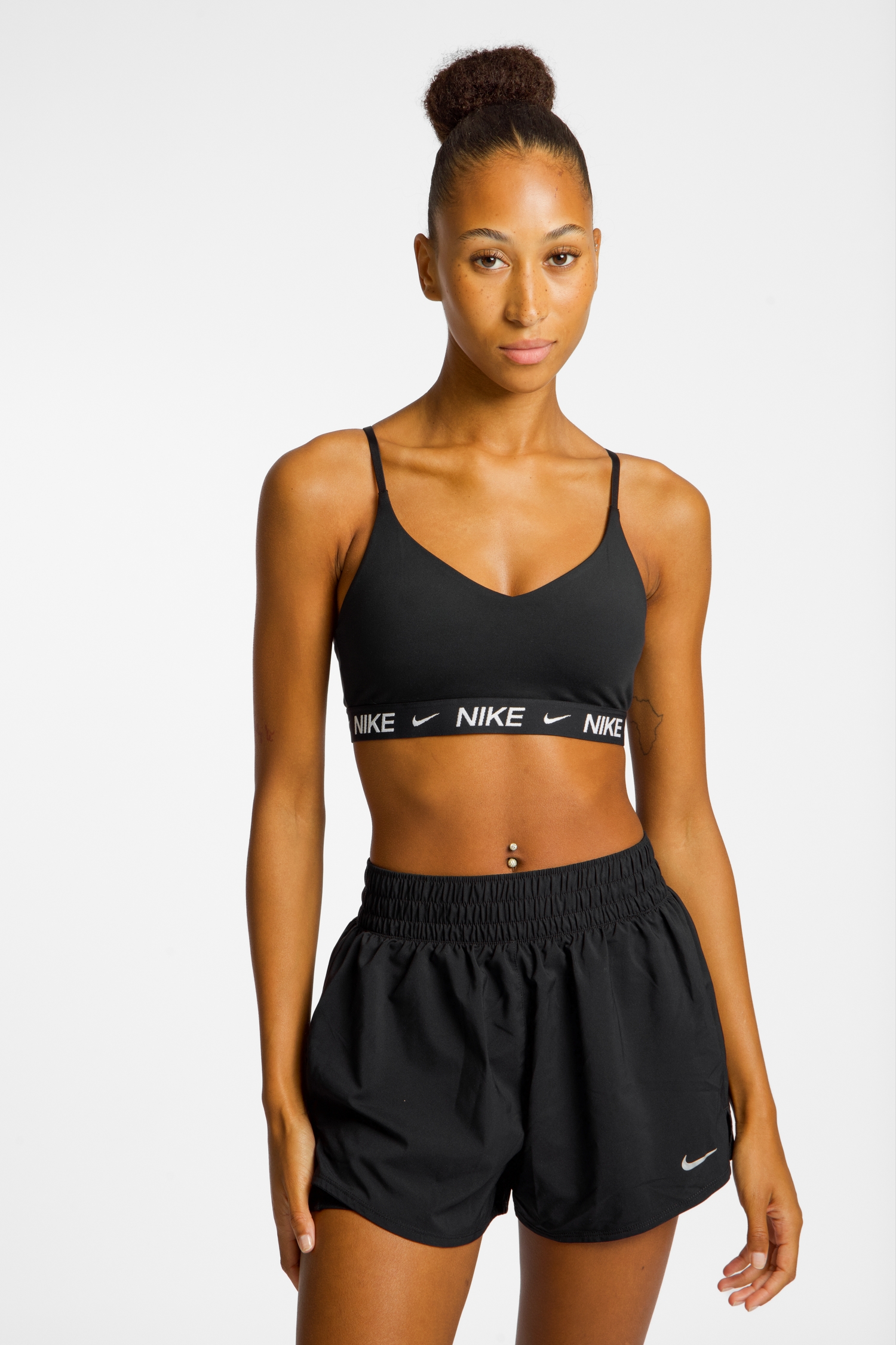 Image of Nike Indy Light Damen Sport-BH Schwarz, Damen, Größe: L