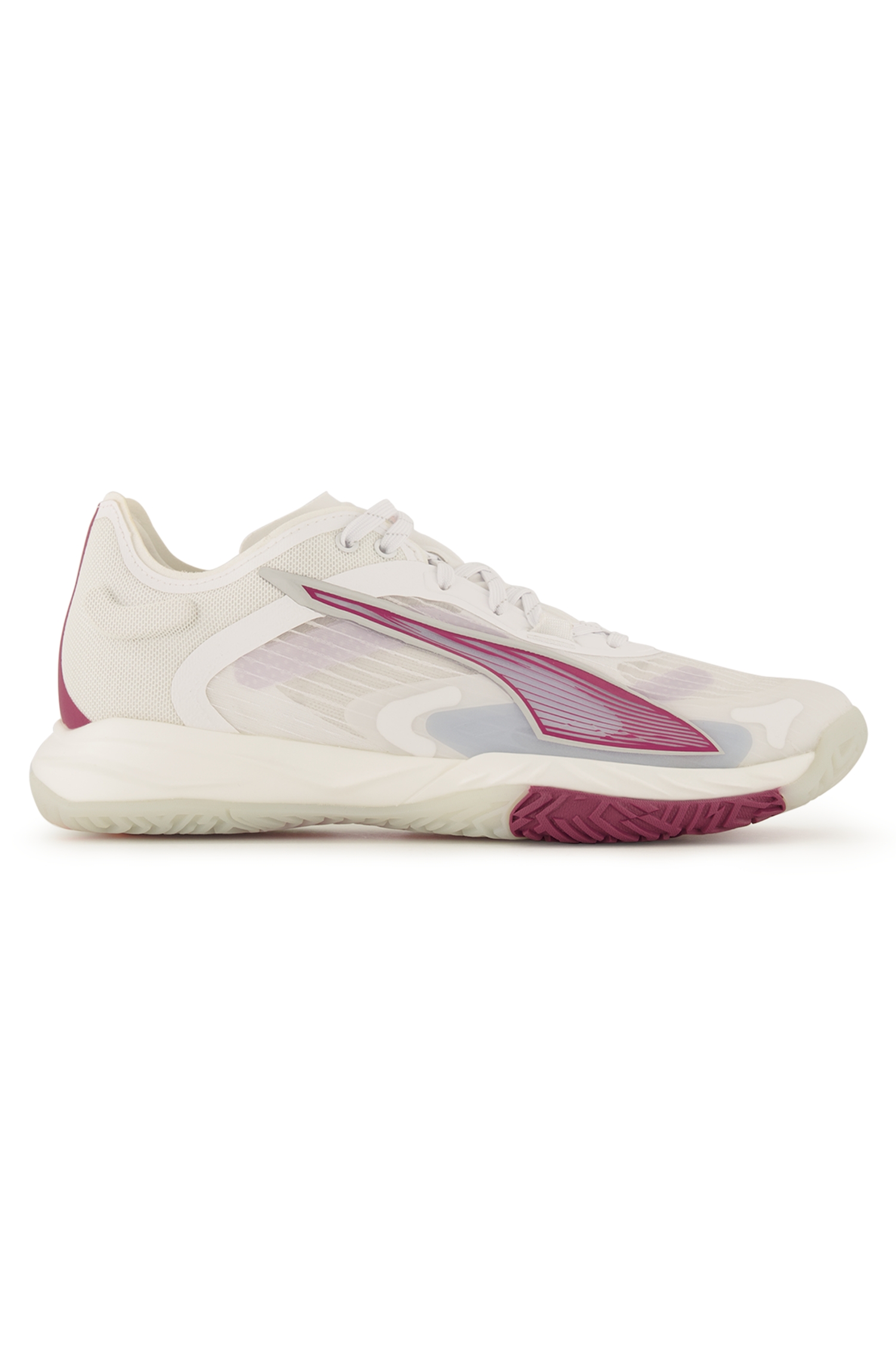 PUMA Accelerate NITRO SQD W+ 4 Damen Hallenschuh Weiss, Damen, Größe: 3 1/2