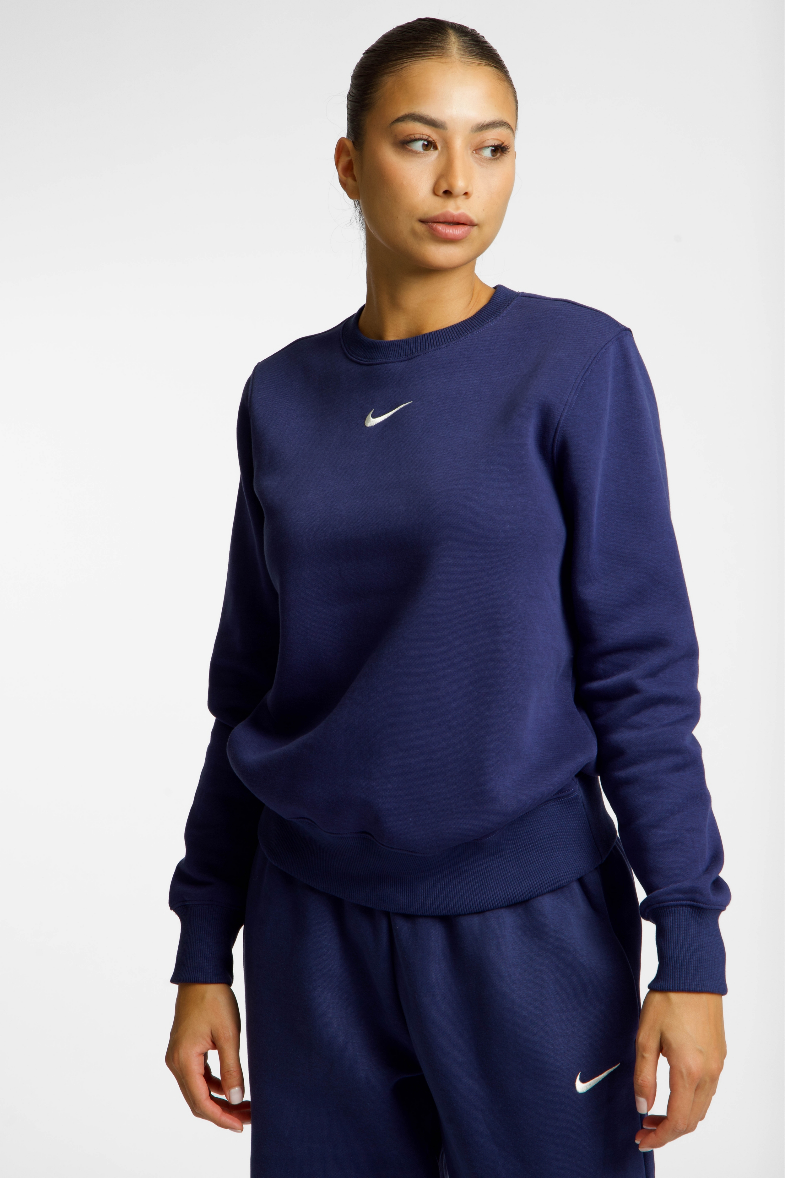 Image of Nike Phoenix Fleece Damen Pullover Blau, Damen, Größe: L
