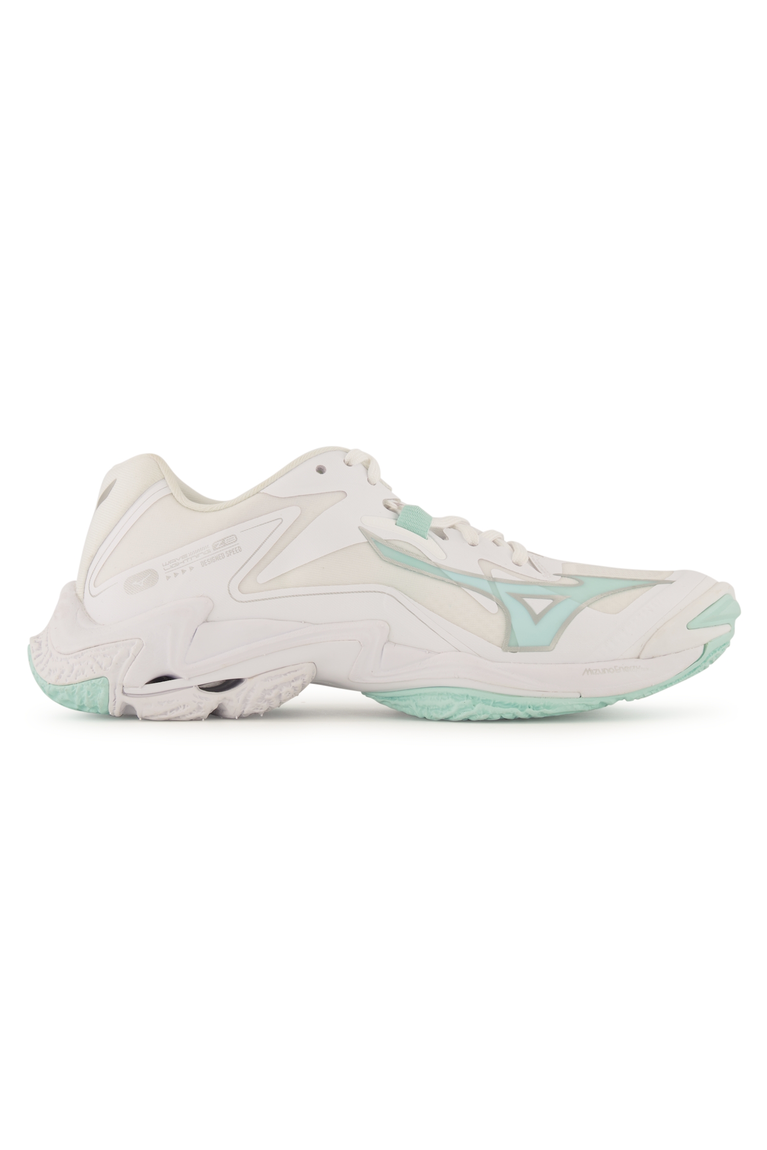 Mizuno Wave Lightning Z8 Damen Hallenschuh Weiss, Damen, Größe: 3,5