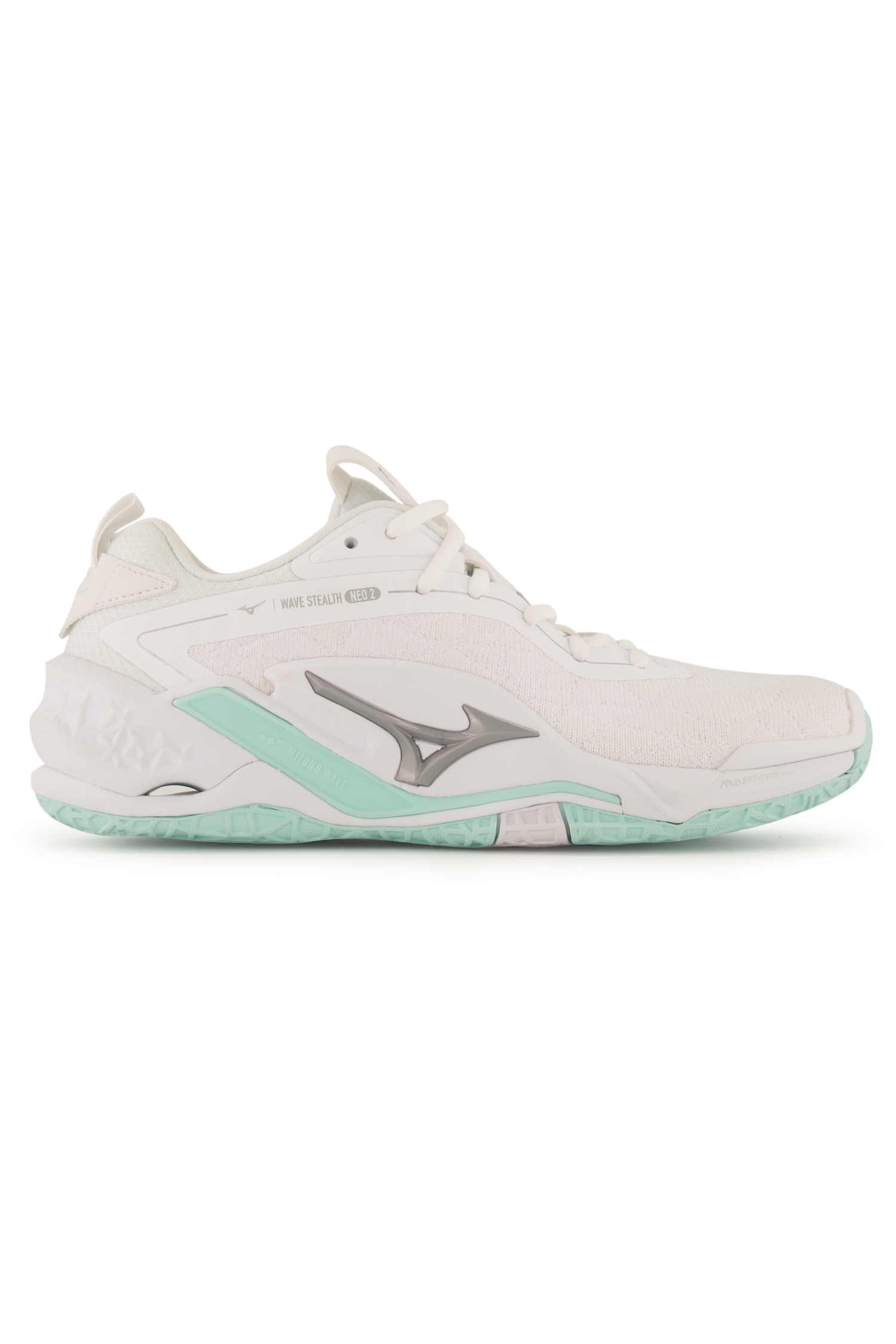 Mizuno Wave Stealth Neo 2 Damen Hallenschuh Weiss, Damen, Größe: 3,5