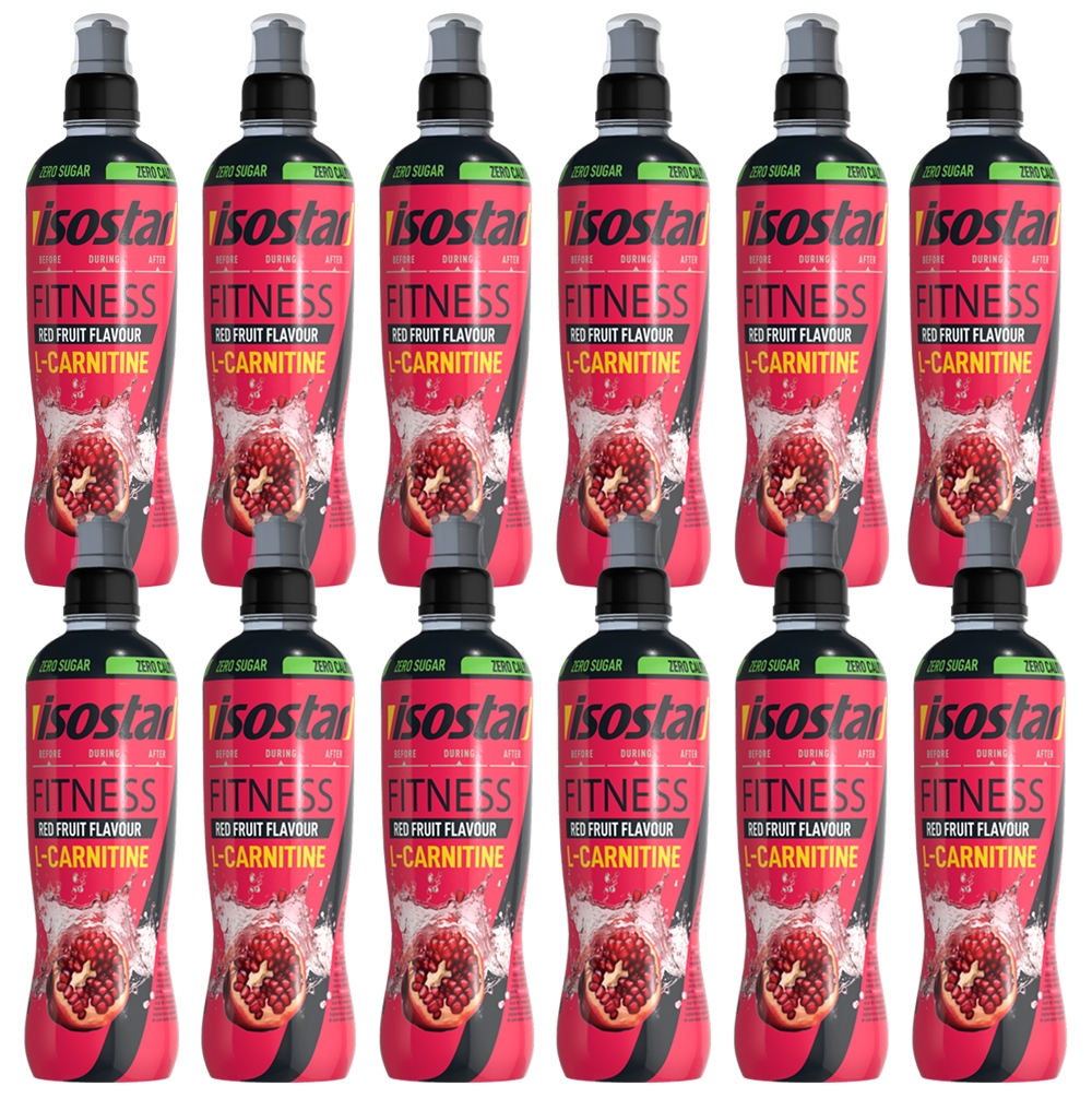 Image of Isostar Red Fruits 12 x 500 ml Sport Drink Rot, Herren, Größe: 0