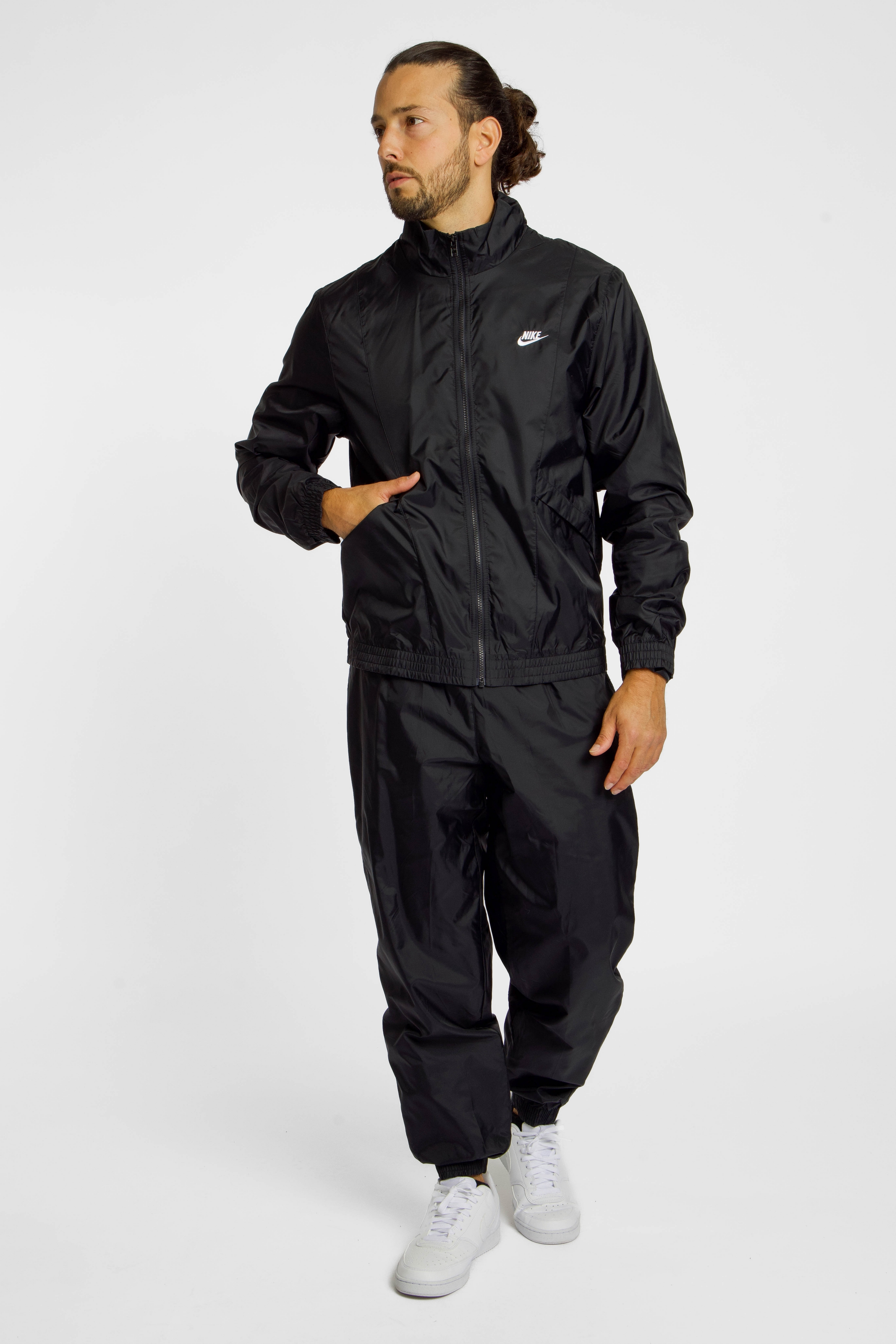 Image of Nike Woven Herren Trainingsanzug Schwarz, Herren, Größe: L
