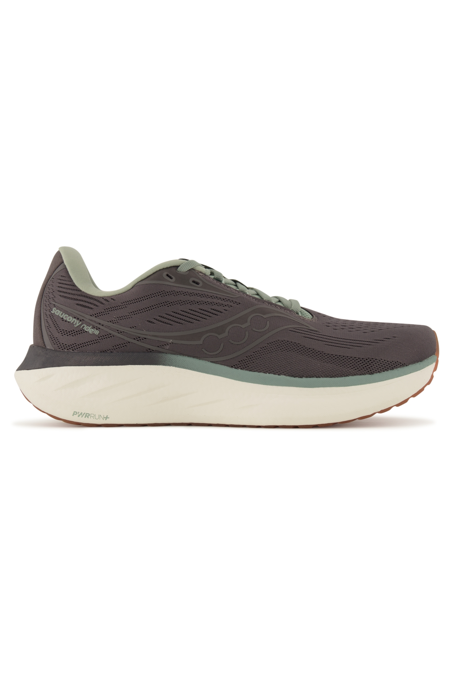 Image of Saucony Ride 18 Herren Laufschuh Grau, Herren, Größe: 12