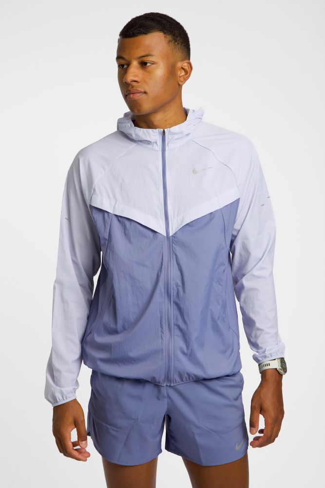 Nike Stride Dri-FIT UV Herren Laufjacke Blau, Herren, Größe: L