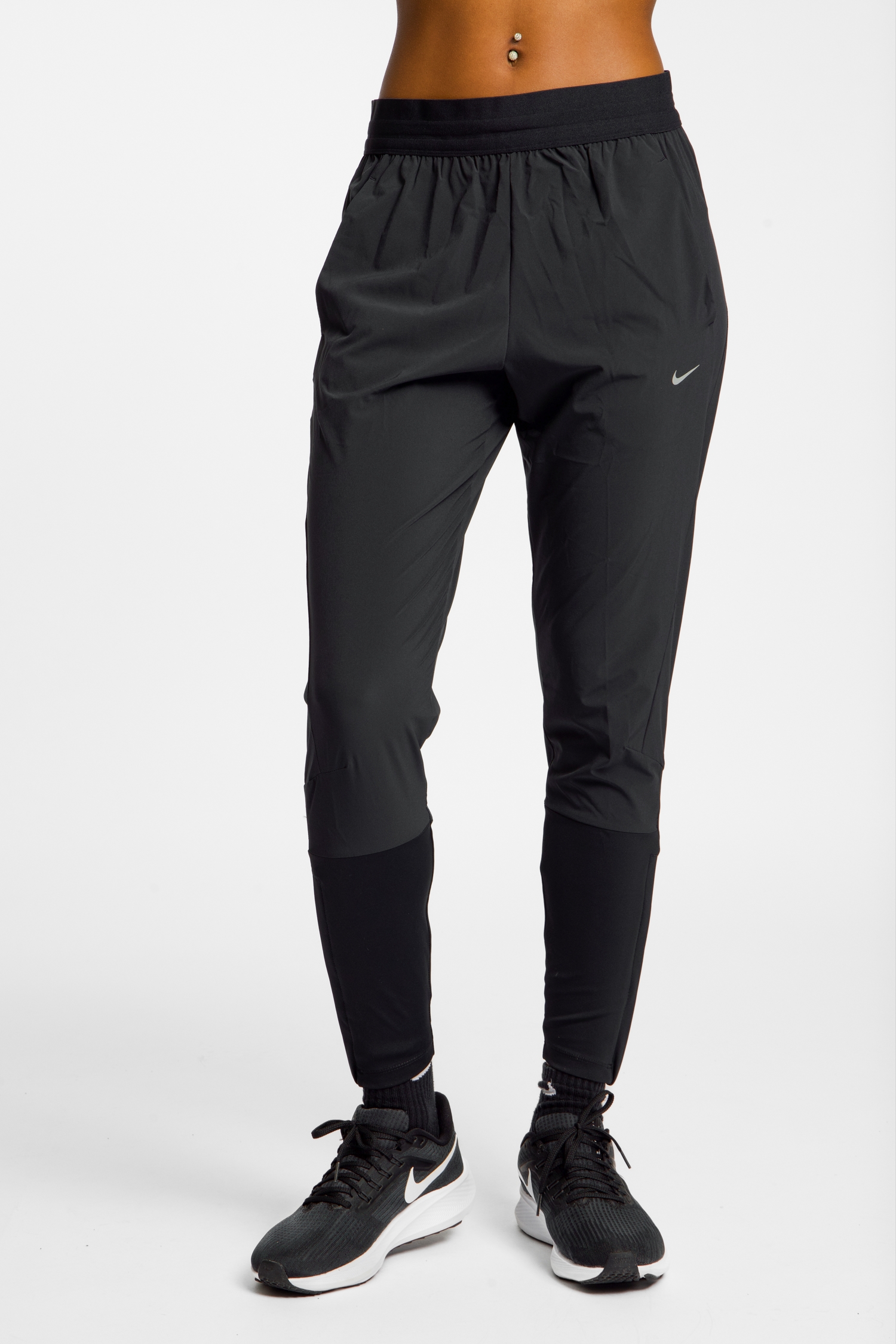 Nike Swift Dri-FIT Damen Laufhose Schwarz, Damen, Größe: M