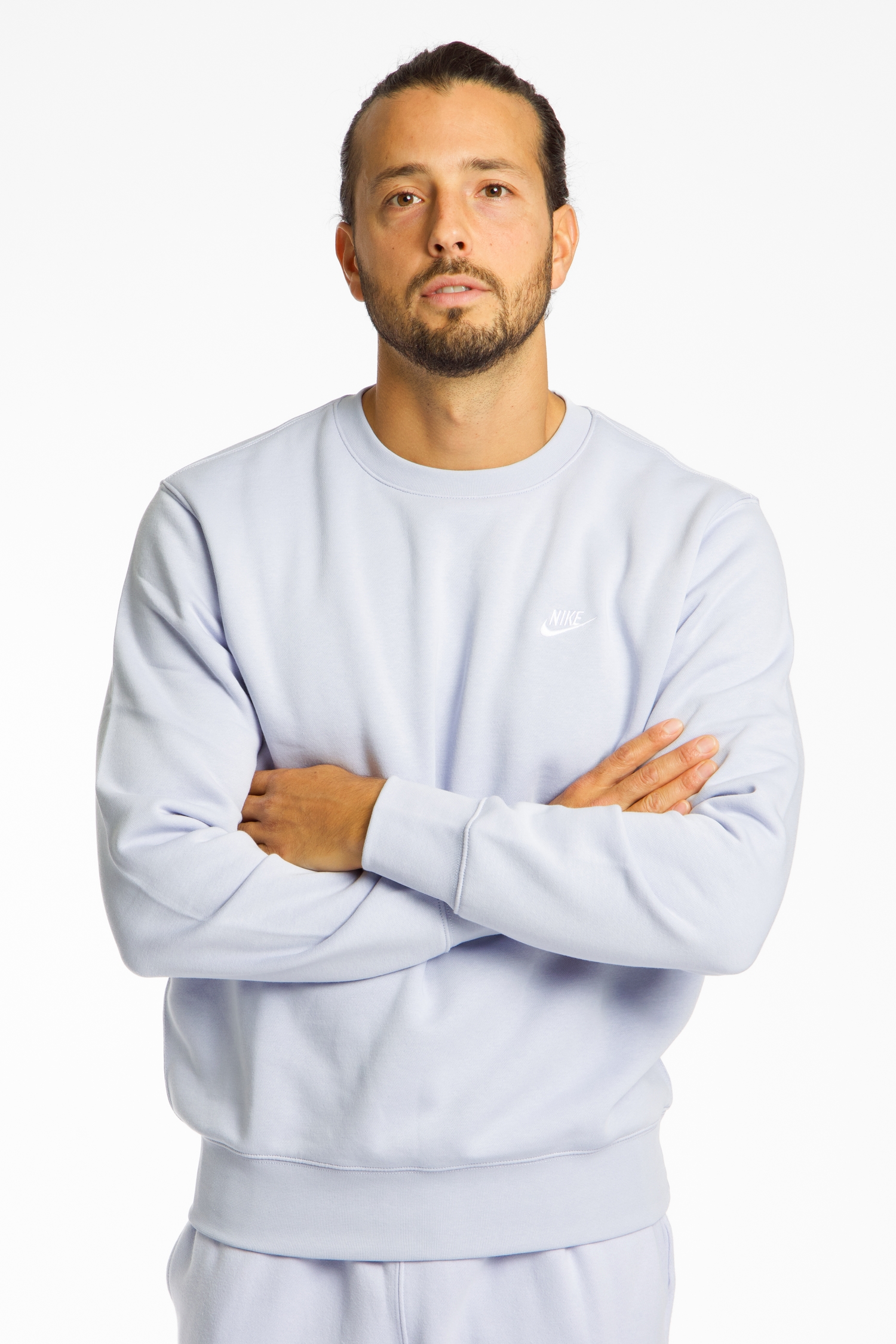 Nike Club Fleece Herren Pullover Blau, Herren, Größe: M