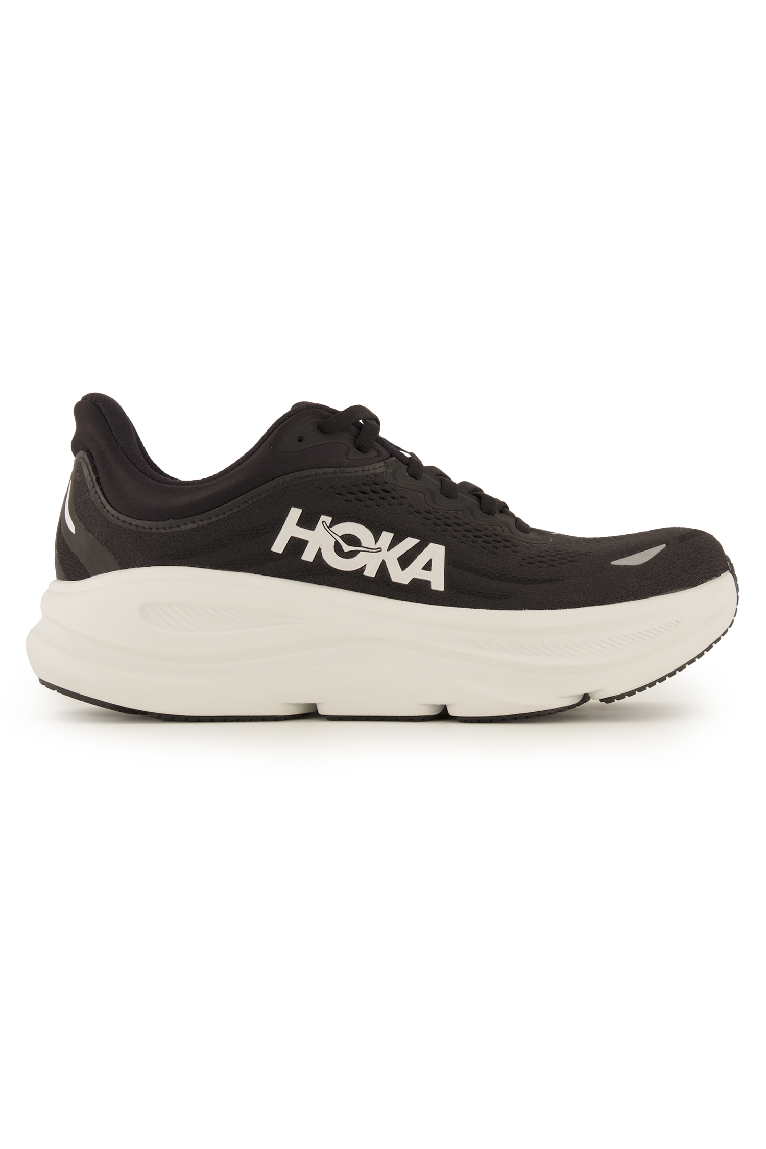 HOKA Bondi 9 Wide Herren Laufschuh Schwarz, Herren, Größe: 8 1/2