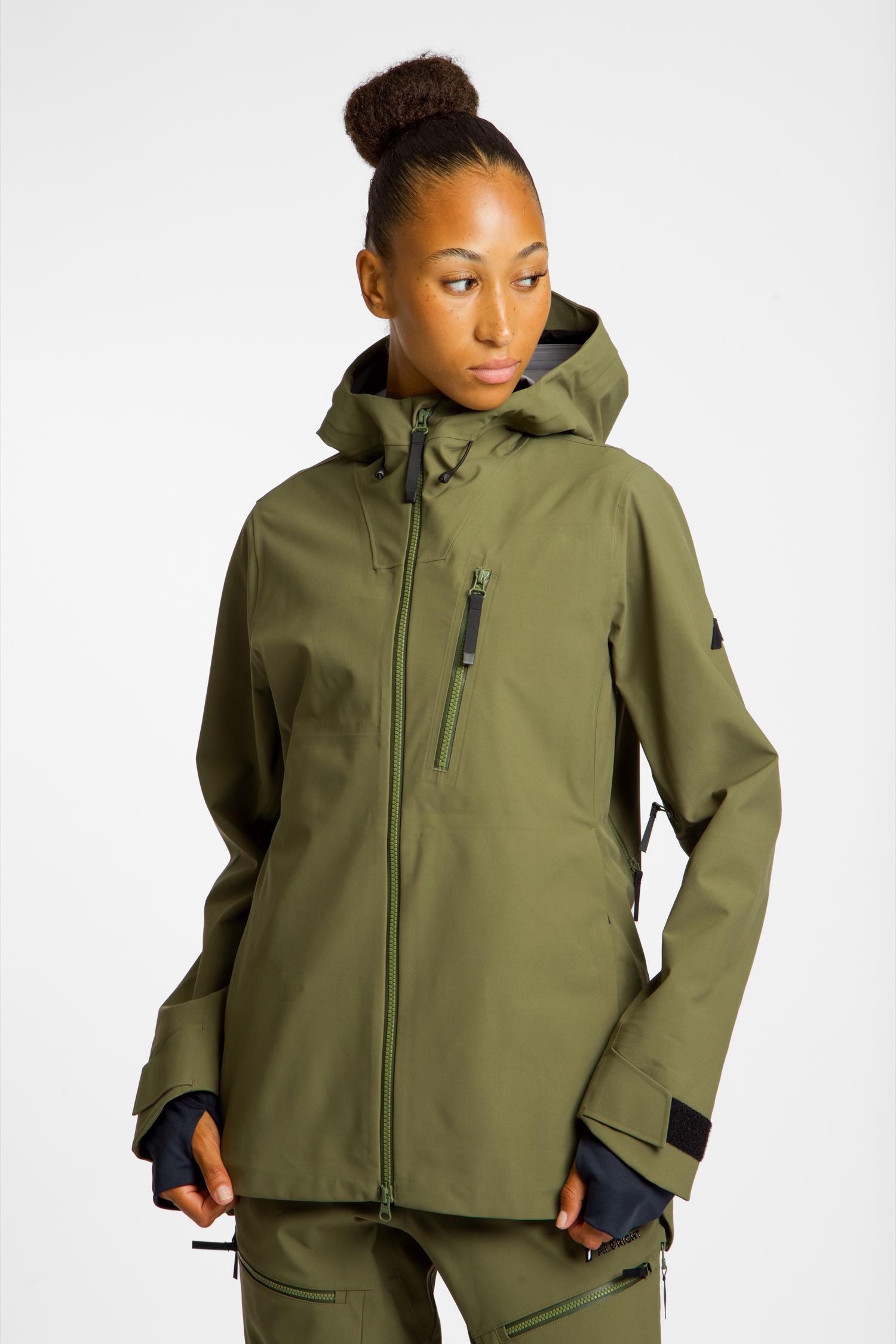 Image of ALBRIGHT Engelberg 3L Damen Skijacke Grün, Damen, Größe: 42