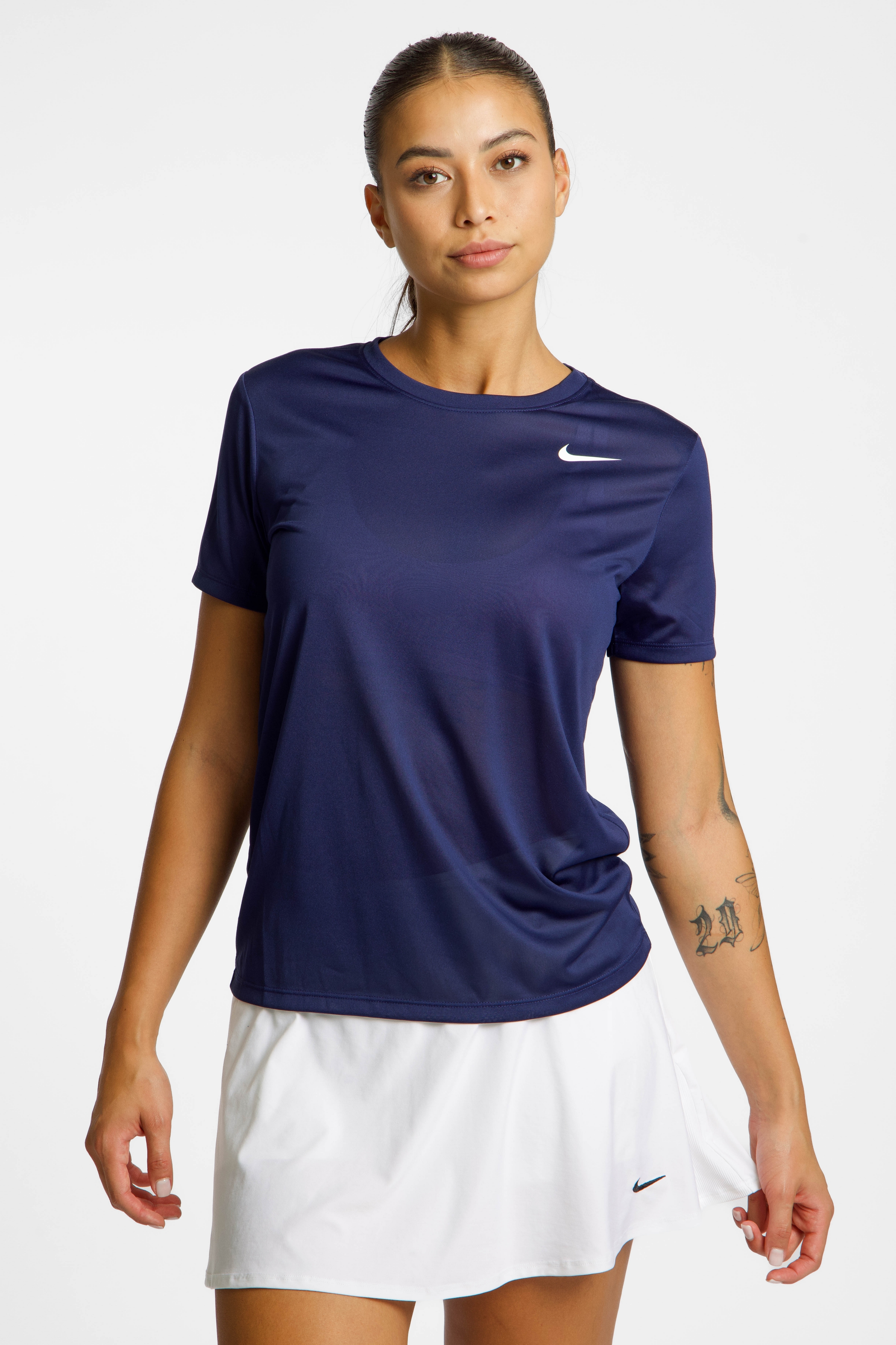Nike Dri-FIT Damen T-Shirt Blau, Damen, Größe: S