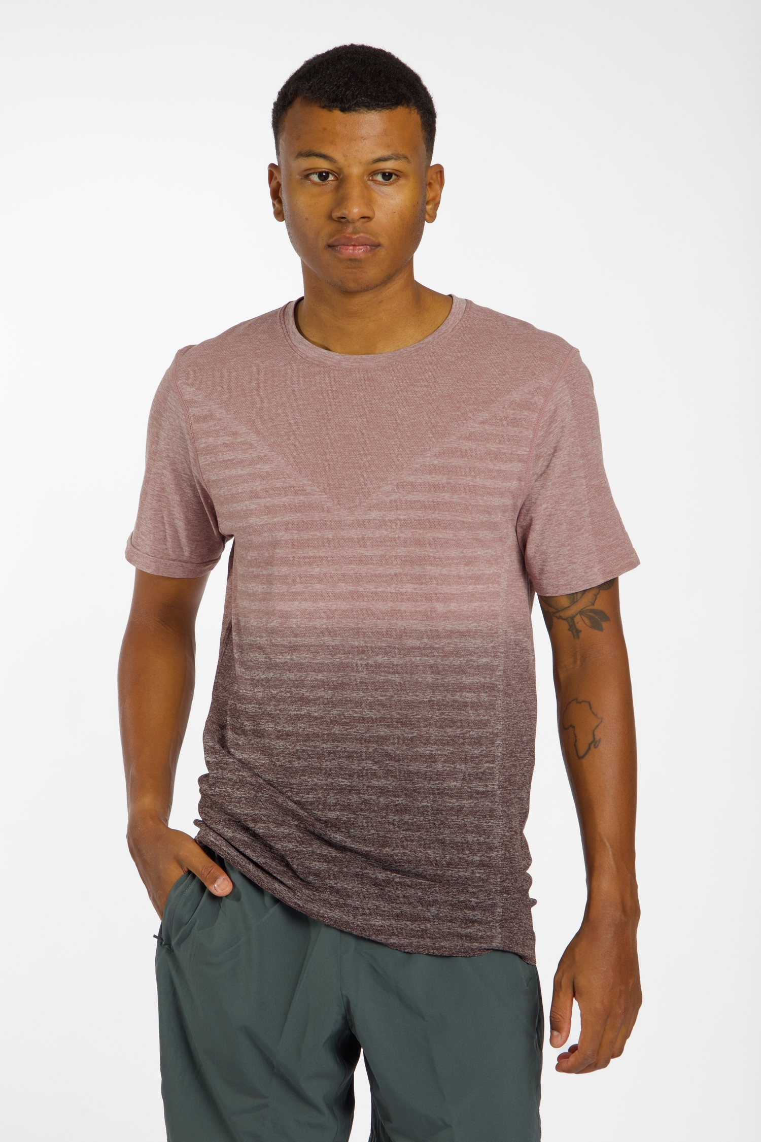 Image of POWERZONE Seamless Herren T-Shirt Rot, Herren, Größe: S