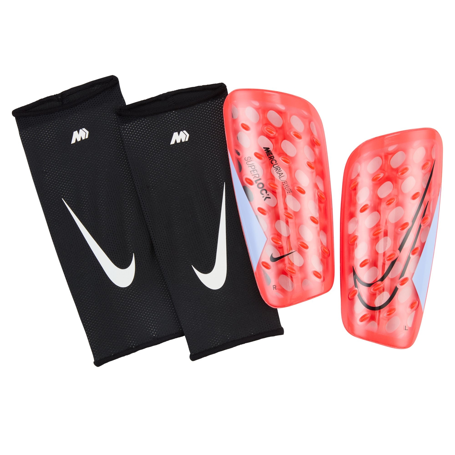 Image of Nike Mercurial FlyLite SuperLock Schienbeinschoner Rot, Herren, Größe: L