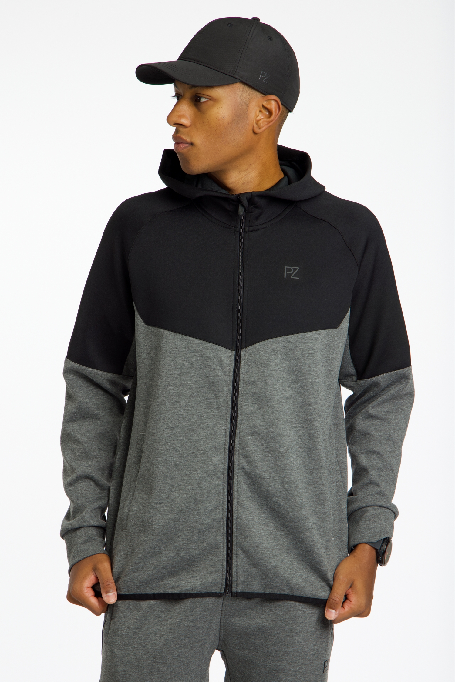 Image of POWERZONE Herren Trainingsjacke Schwarz, Herren, Größe: L