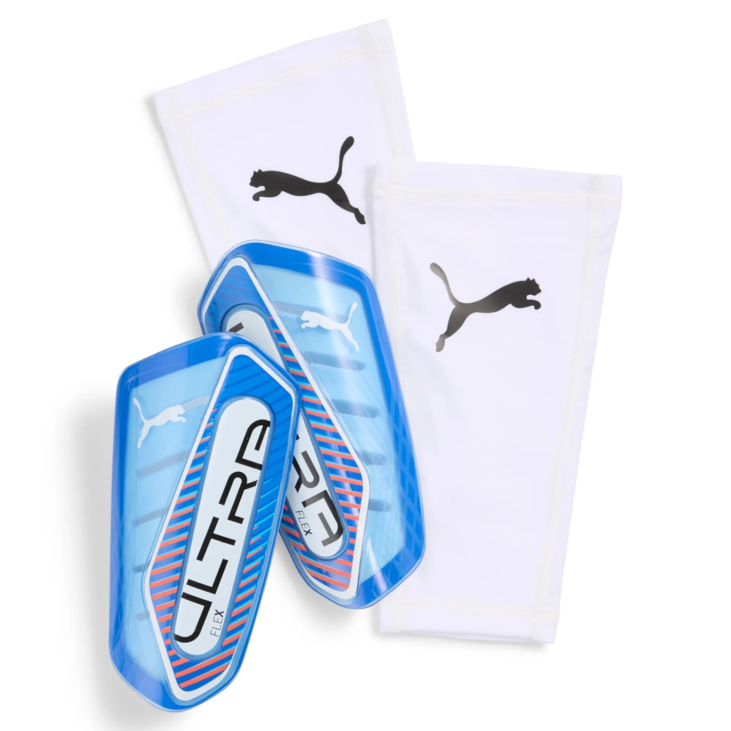Image of PUMA ULTRA Flex Sleeve Schienbeinschoner Blau, Herren, Größe: L