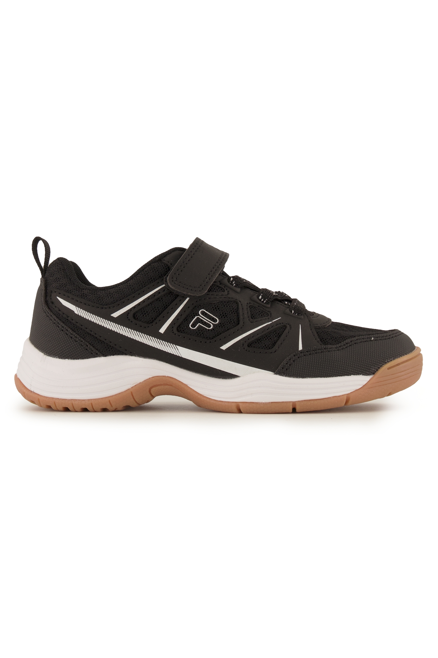 Image of FILA Court Flash 2.0 Velcro Kinder Hallenschuh Schwarz, , Größe: 28
