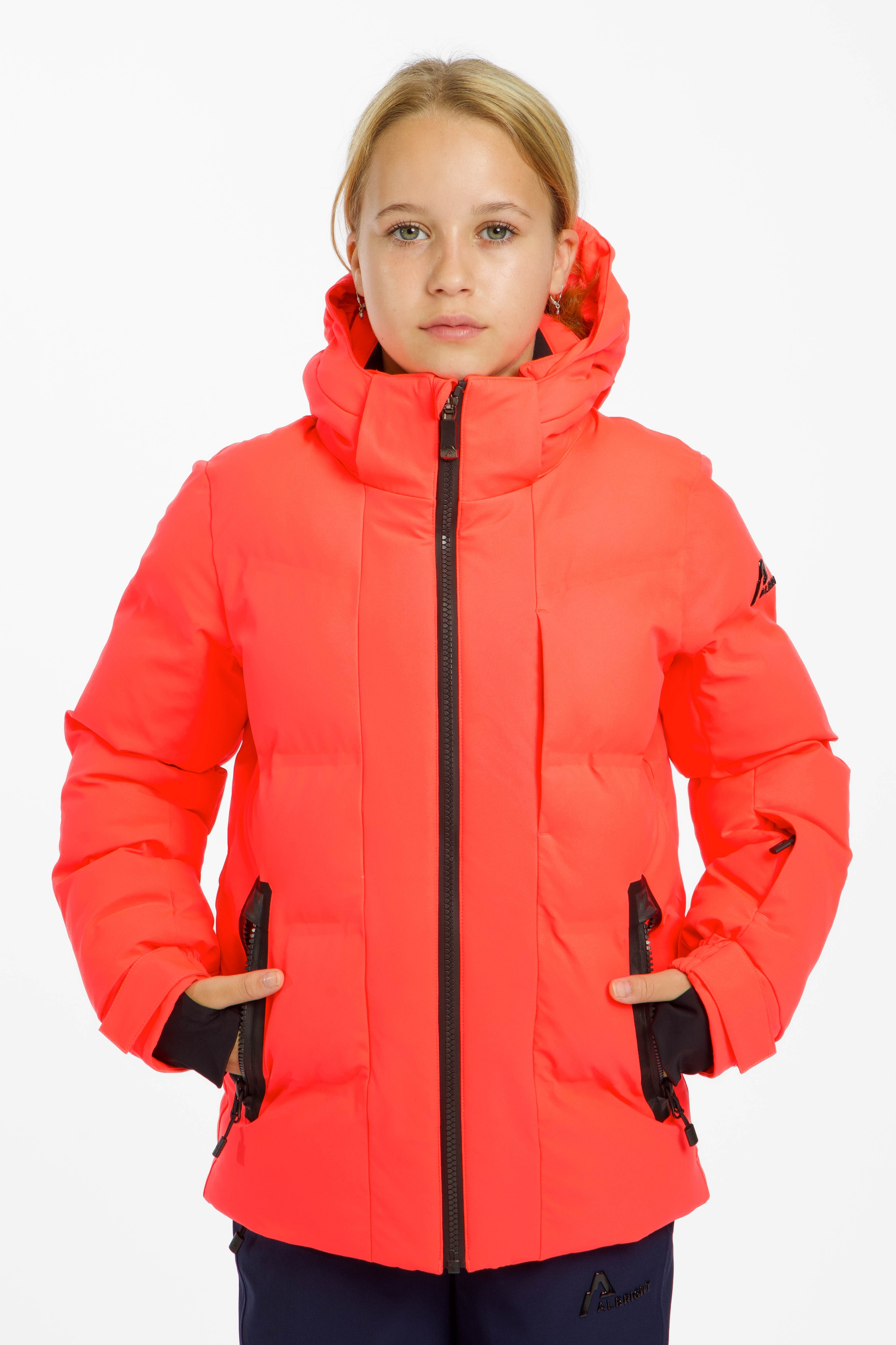 Image of ALBRIGHT Davos Kinder Skijacke Pink, , Größe: 116