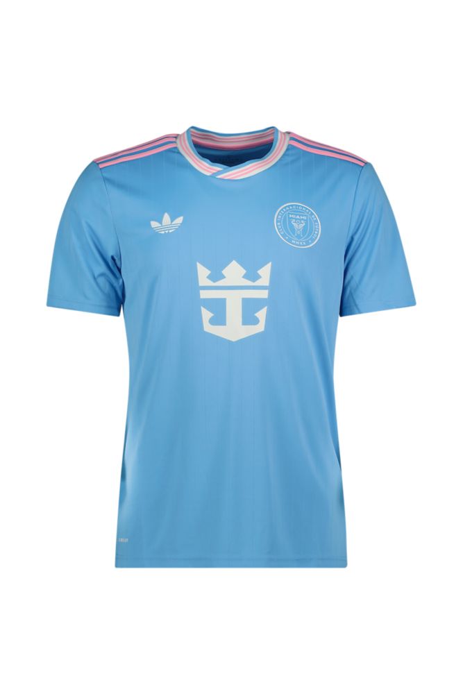 Image of adidas Inter Miami 3rd Replica Herren Fussballtrikot 25/26 Blau, Herren, Größe: L