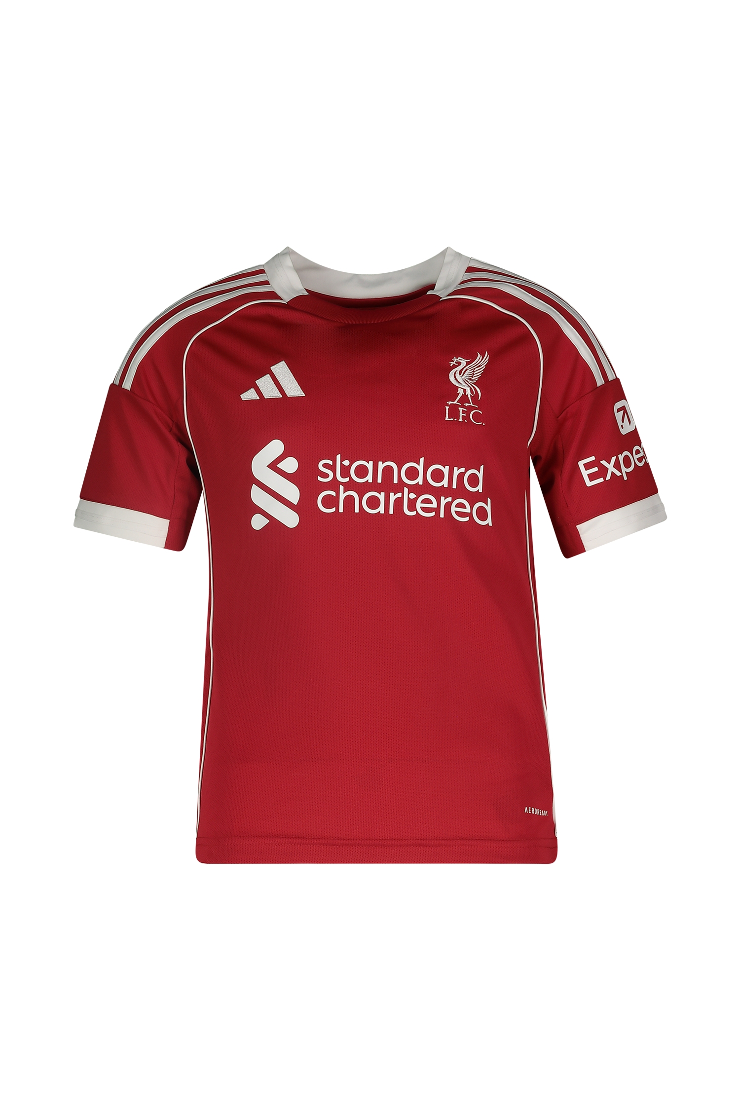 Image of adidas Liverpool FC Home Replica Kinder Fussballtrikot 25/26 Rot, , Größe: 128