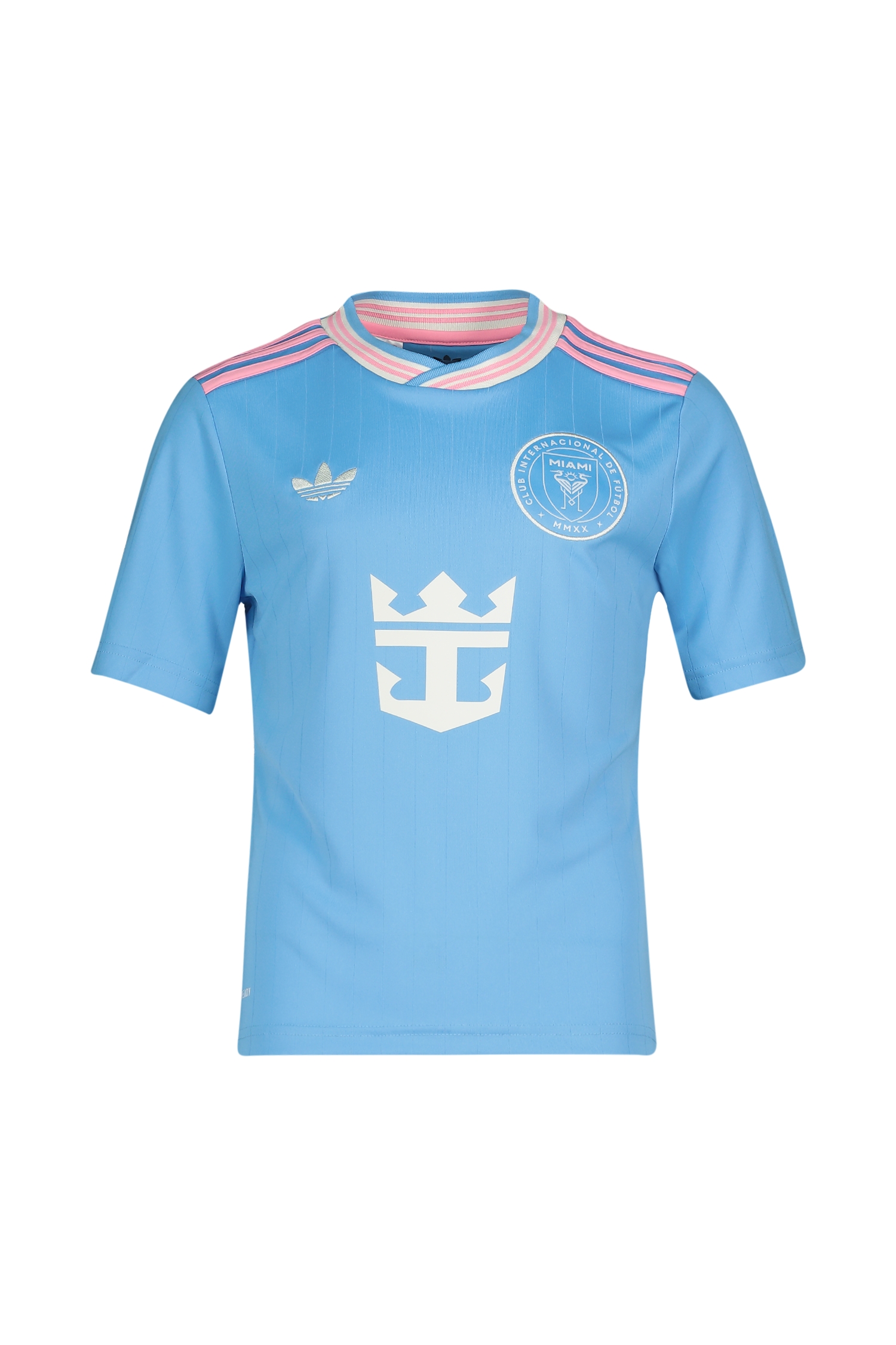 Image of adidas Inter Miami 3rd Replica Kinder Fussballtrikot 25/26 Blau, , Größe: 128
