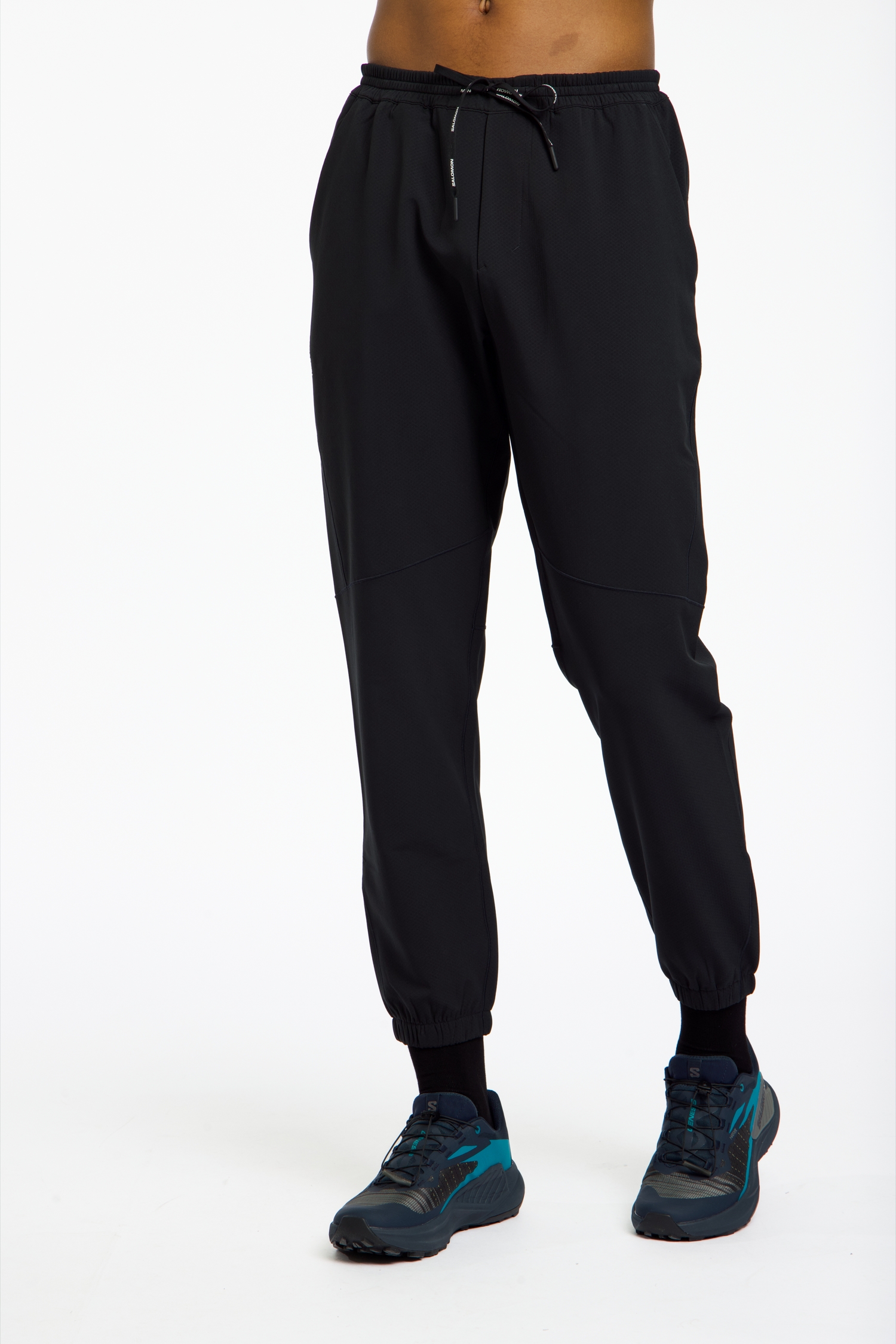 Salomon Shakeout Hexaflow Herren Laufhose Schwarz, Herren, Größe: L