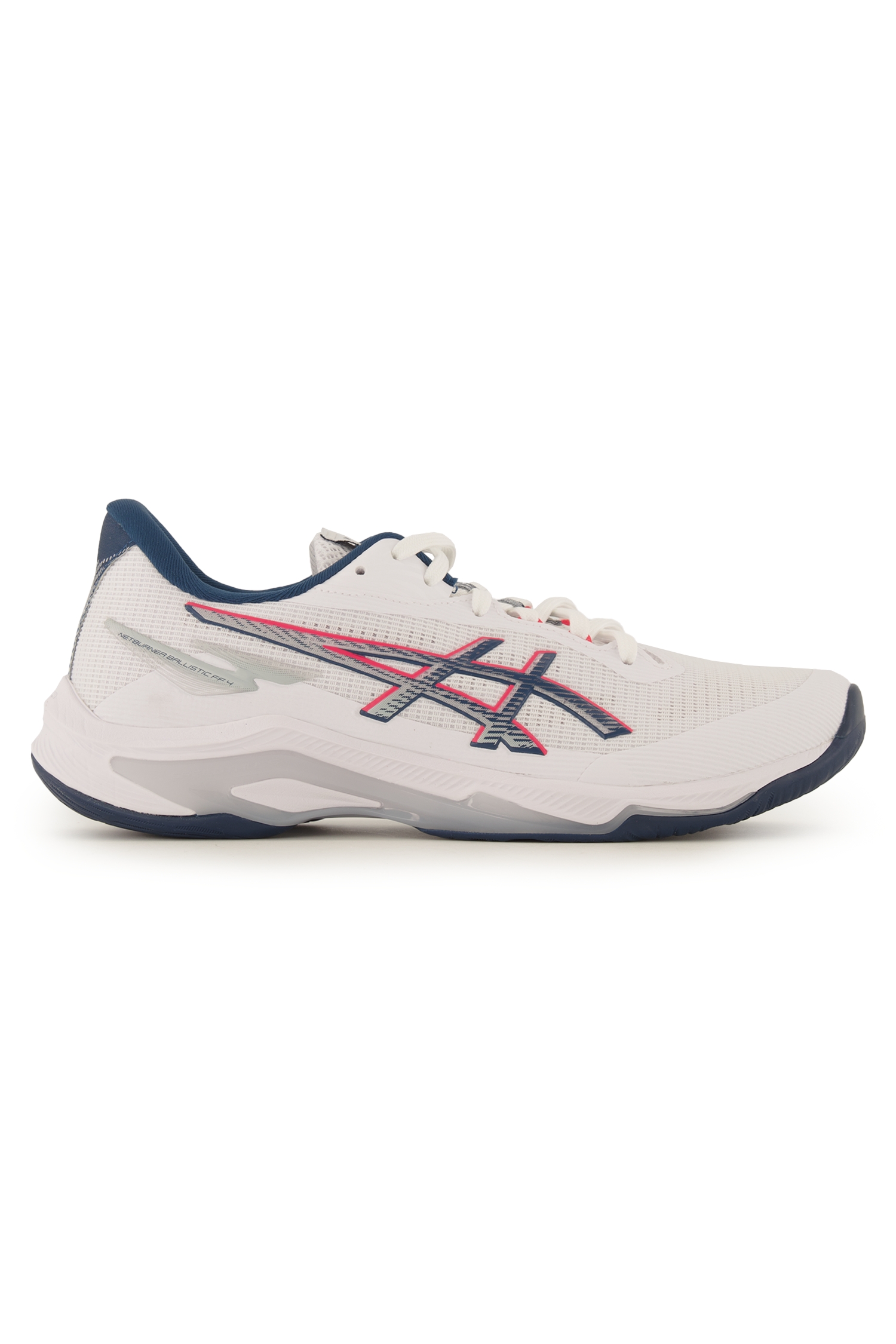 ASICS Netburner Ballistic FF 4 Herren Hallenschuh Weiss, Herren, Größe: 14