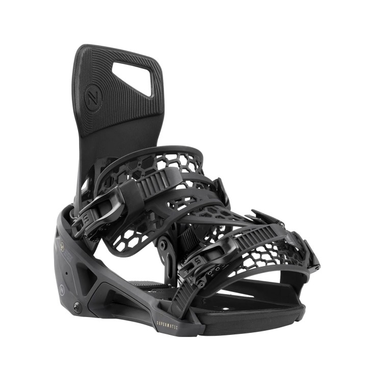 Image of Nidecker Supermatic OG Snowboardbindung Schwarz, Herren, Größe: M