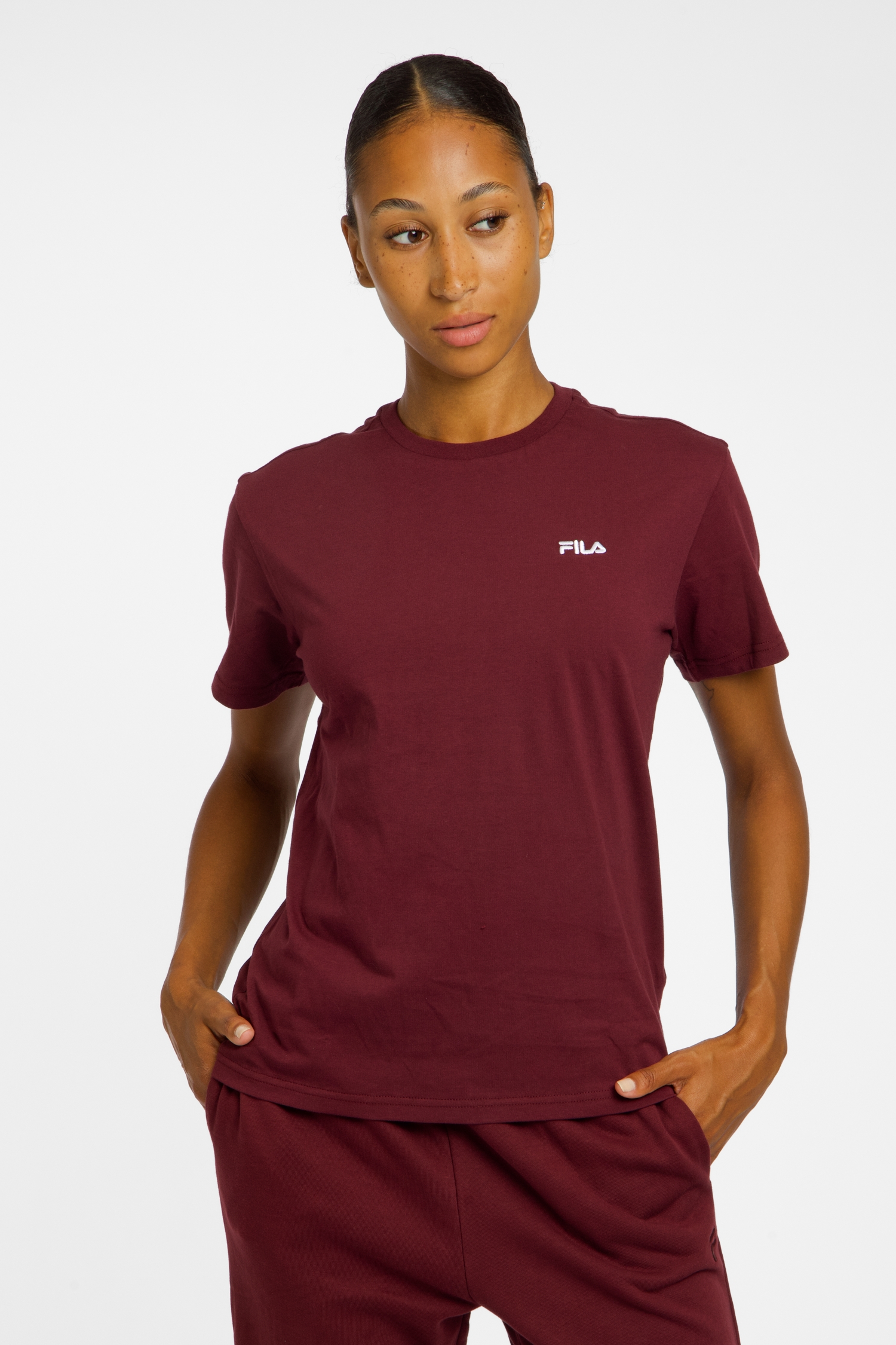 Image of FILA Ostritz Damen T-Shirt Rot, Damen, Größe: XL