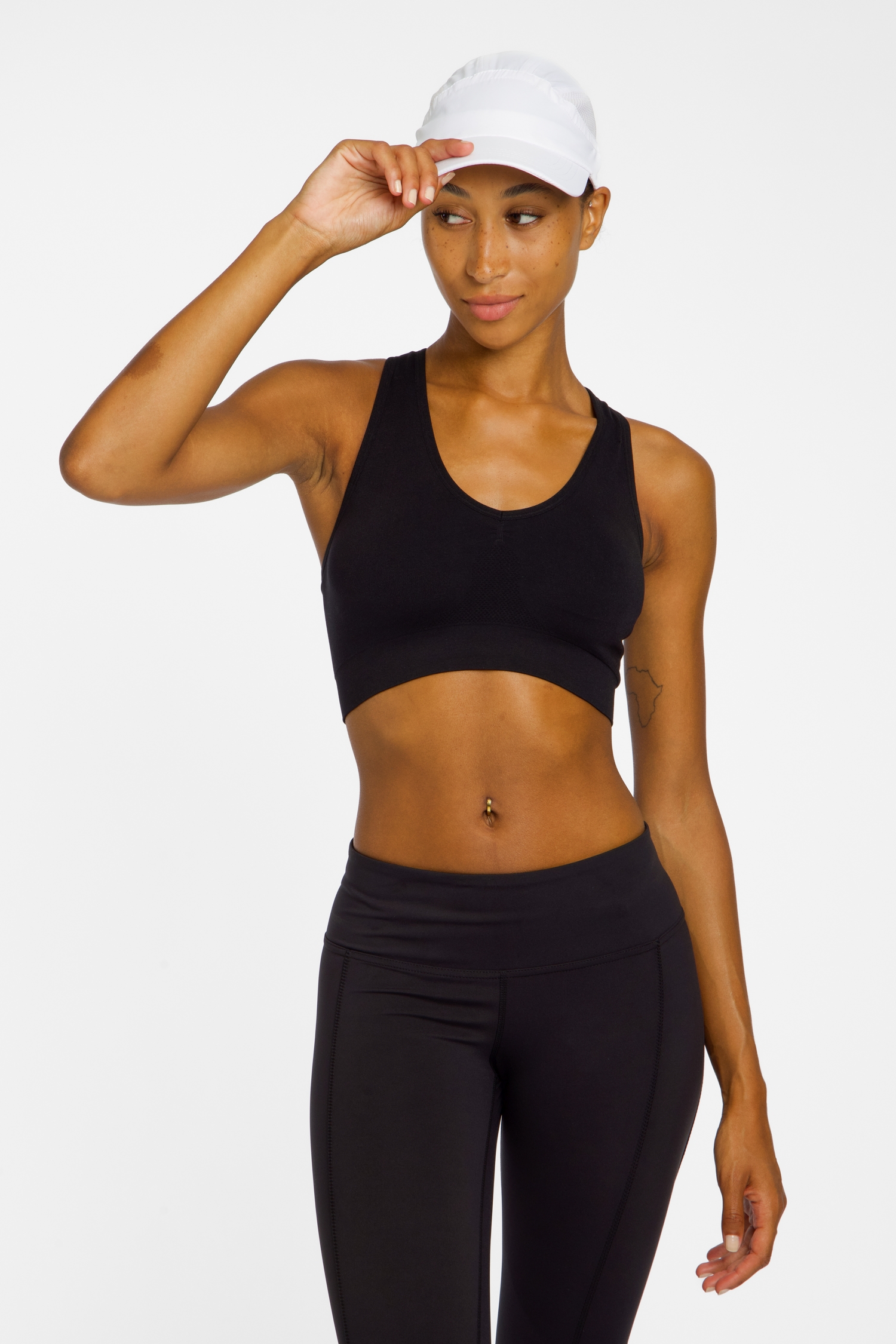 Image of FILA Oildale Medium Damen Sport-BH Schwarz, Damen, Größe: XS/S