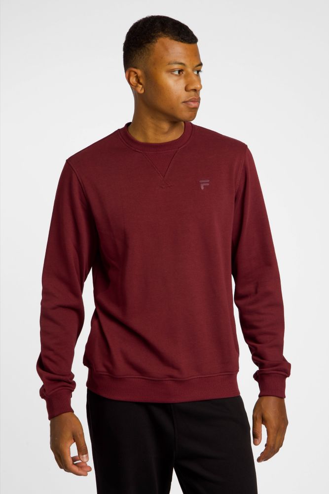 FILA Osorno Herren Pullover Rot, Herren, Größe: S