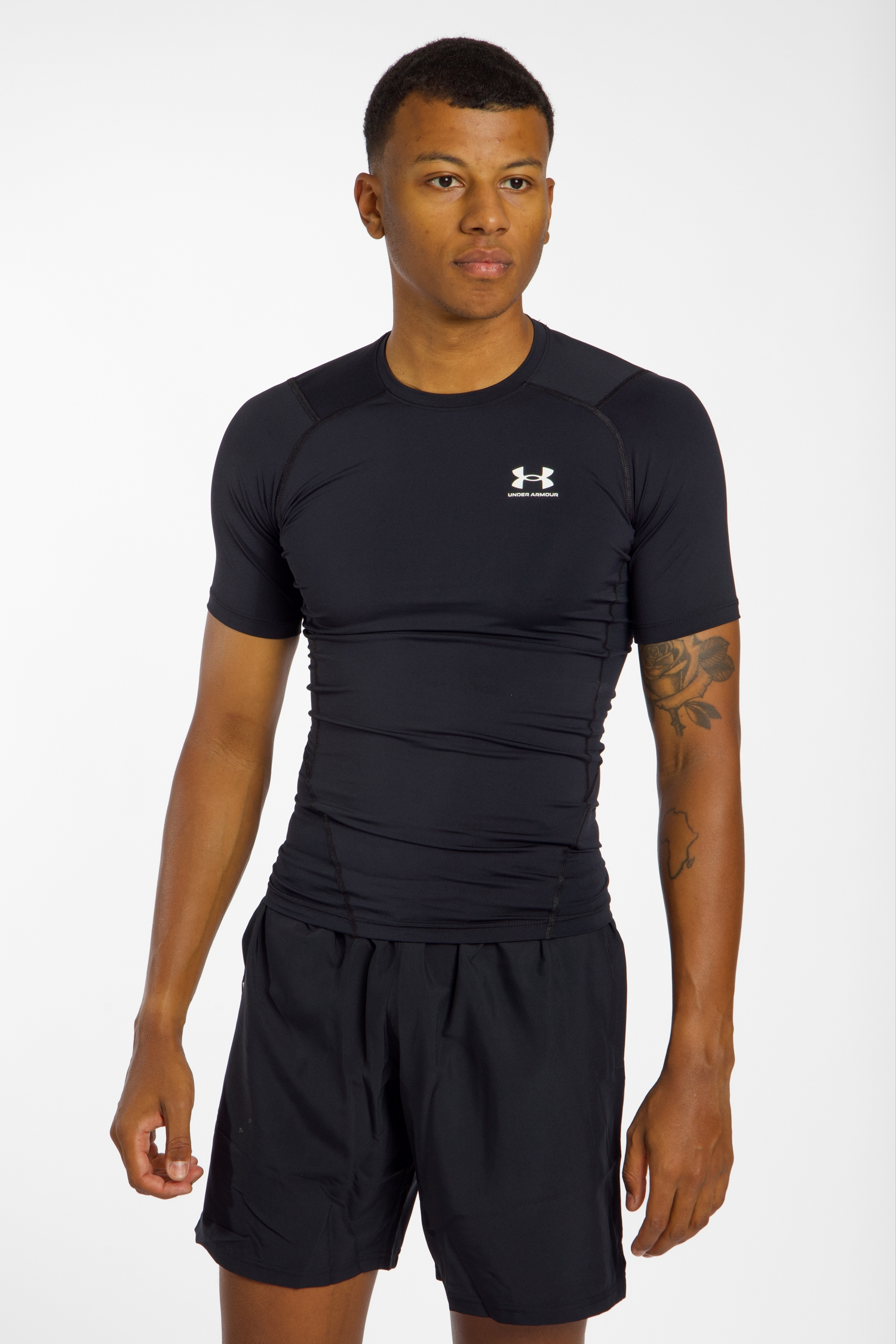 Under Armour HeatGear® Armour Herren T-Shirt Schwarz, Herren, Größe: M