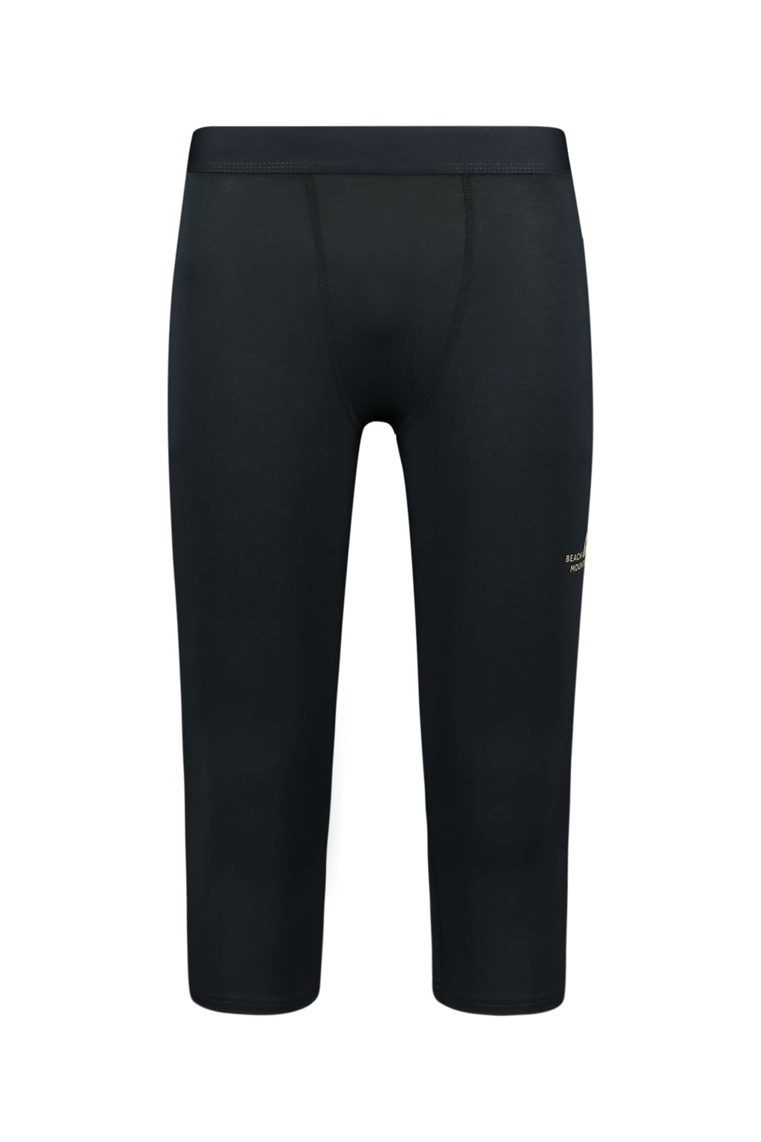 BEACH MOUNTAIN Herren 3/4 Thermohose Schwarz, Herren, Größe: M