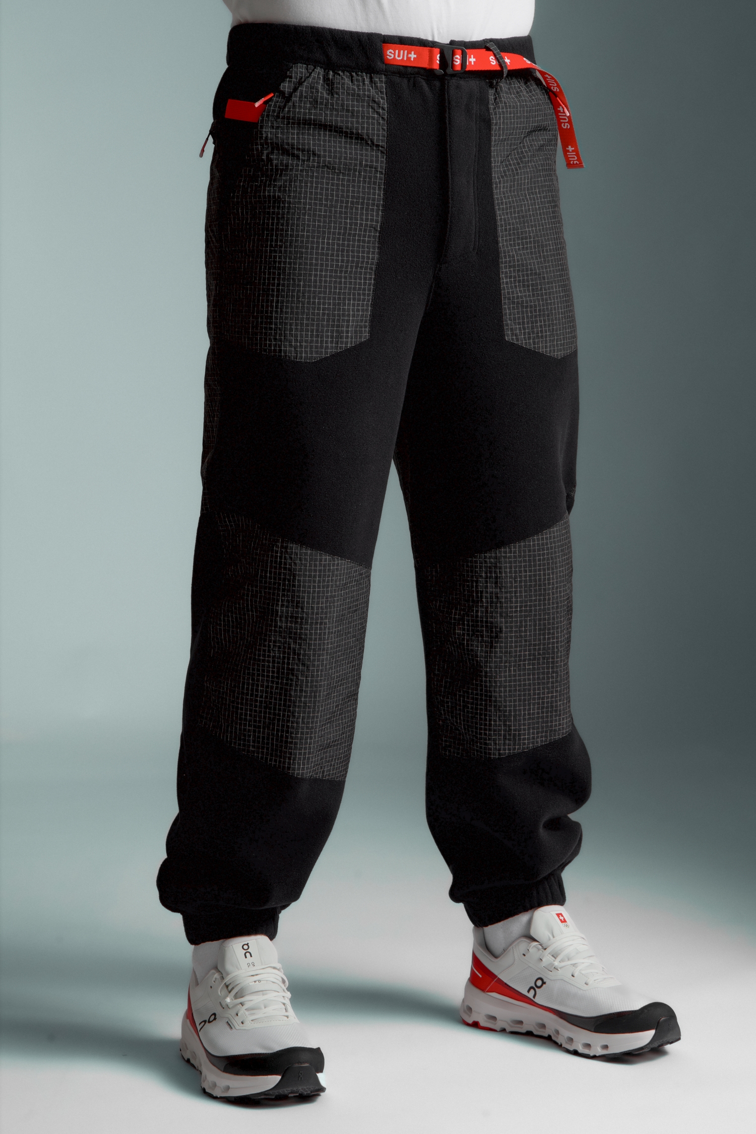 ALBRIGHT Swiss Olympic Herren Fleecehose Schwarz, Herren, Größe: XXL