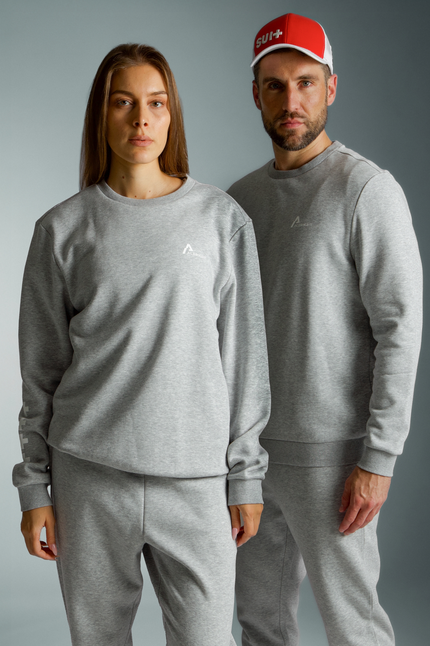 Image of ALBRIGHT Swiss Olympic Pullover Grau, Herren, Größe: XXL