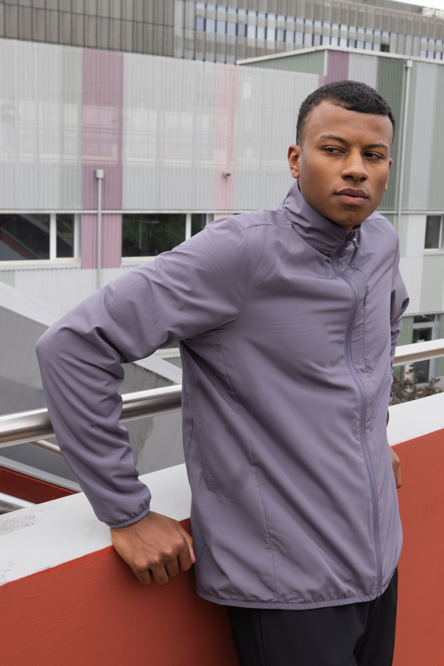 POWERZONE Herren Laufjacke Grau, Herren, Größe: XL