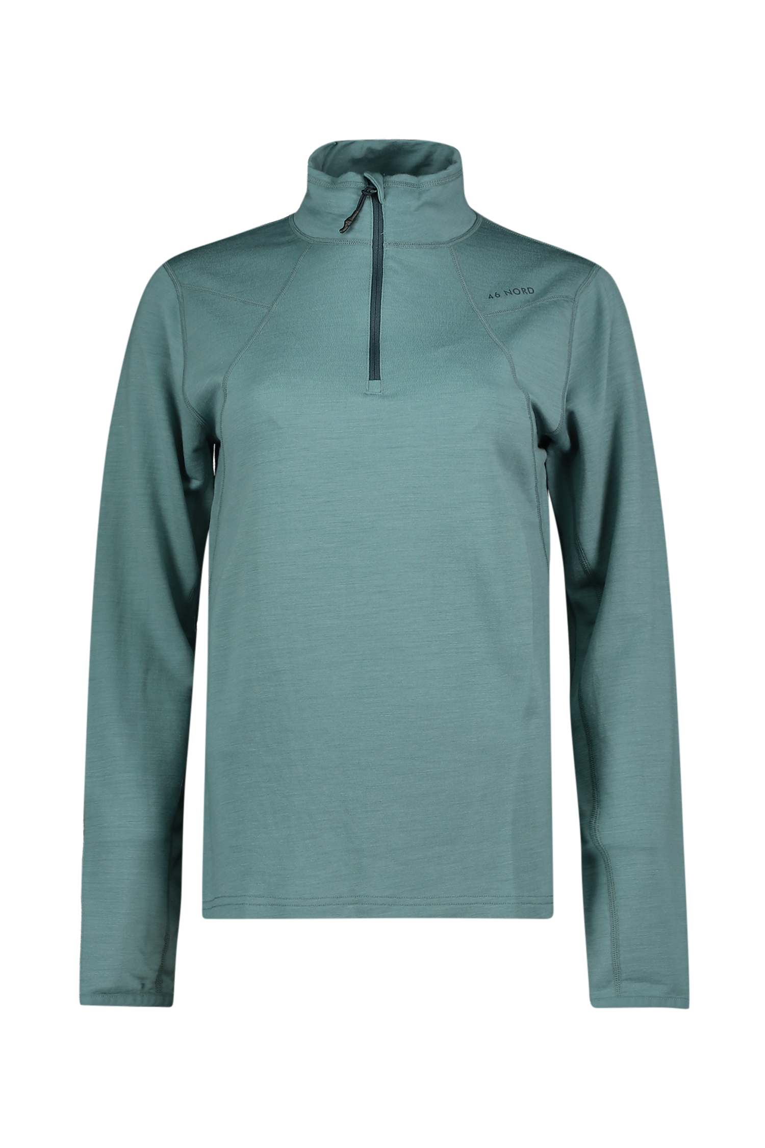 46 NORD Merino Damen Midlayer Grün, Damen, Größe: 38