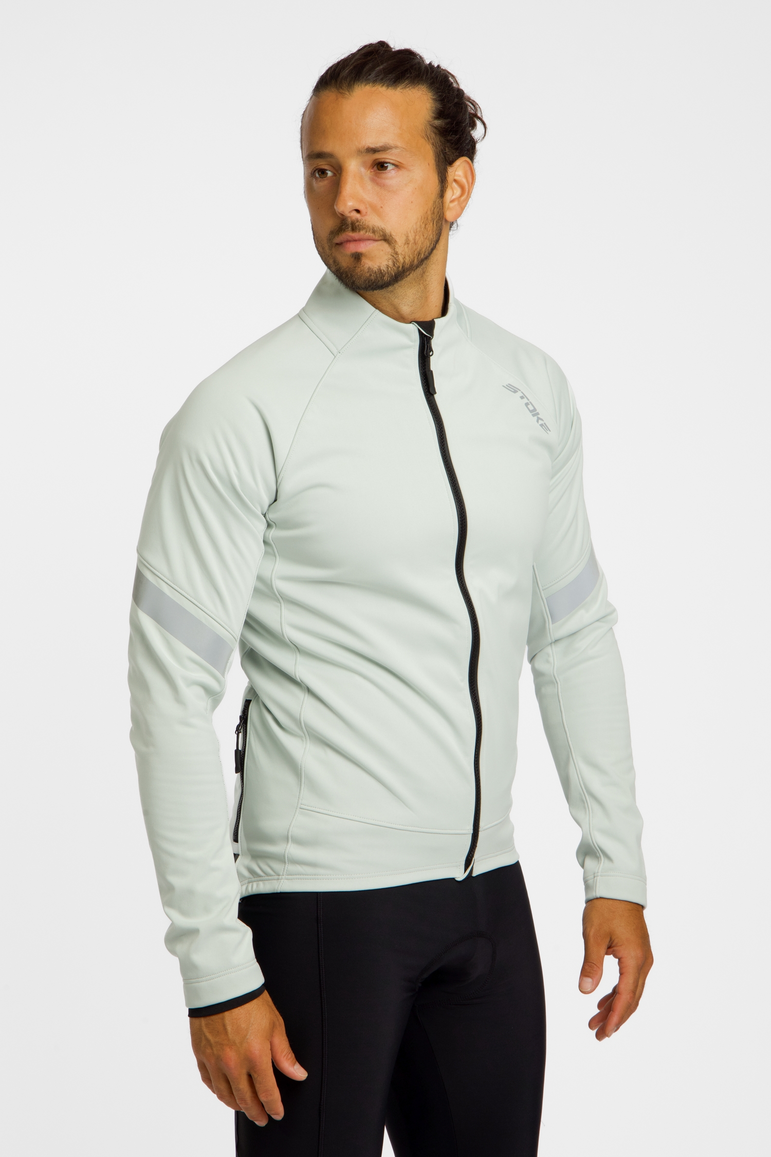 Image of Stoke Orix Herren Bikejacke Weiss, Herren, Größe: M