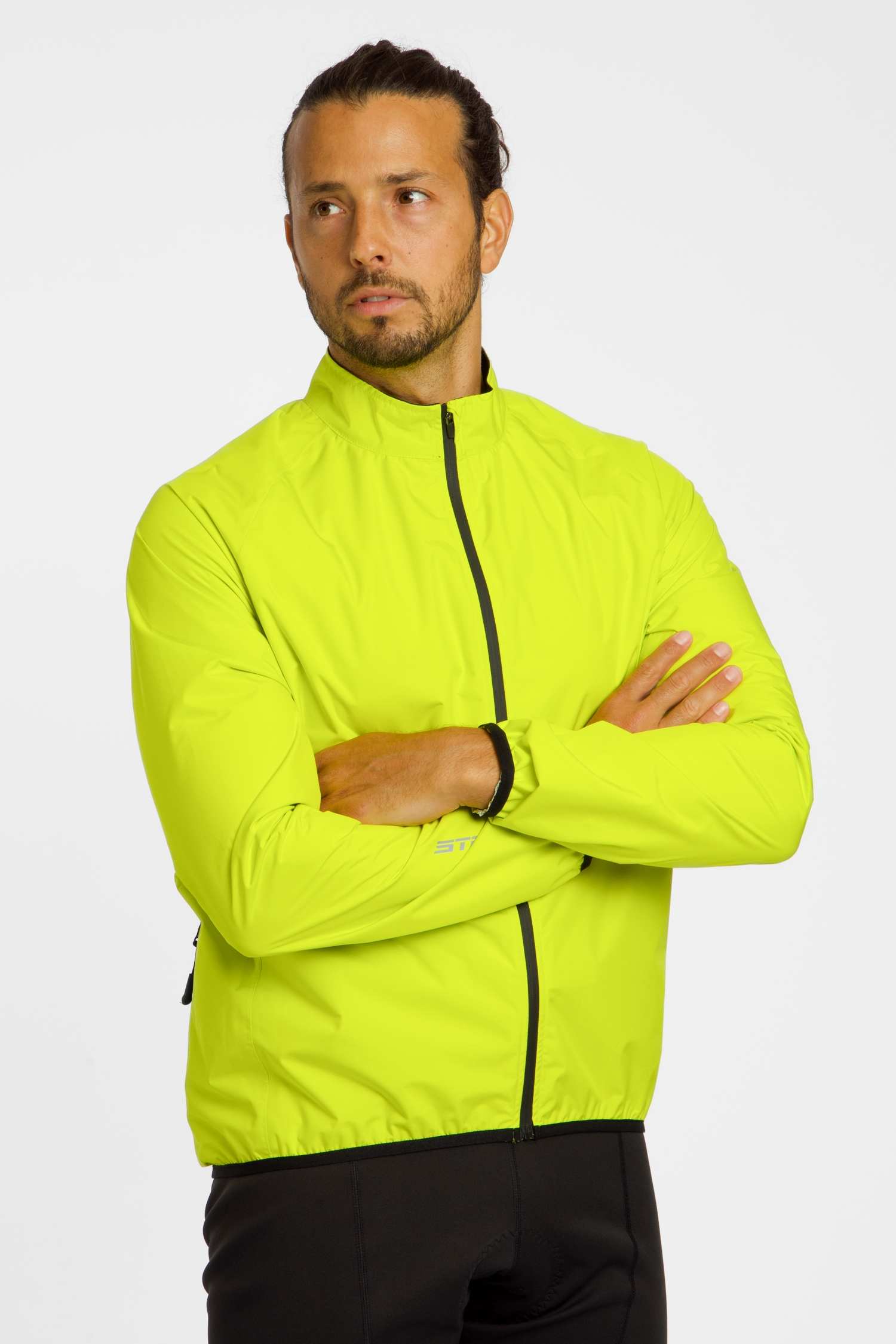 Image of Stoke Atico Rain Herren Bikejacke Gelb, Herren, Größe: L