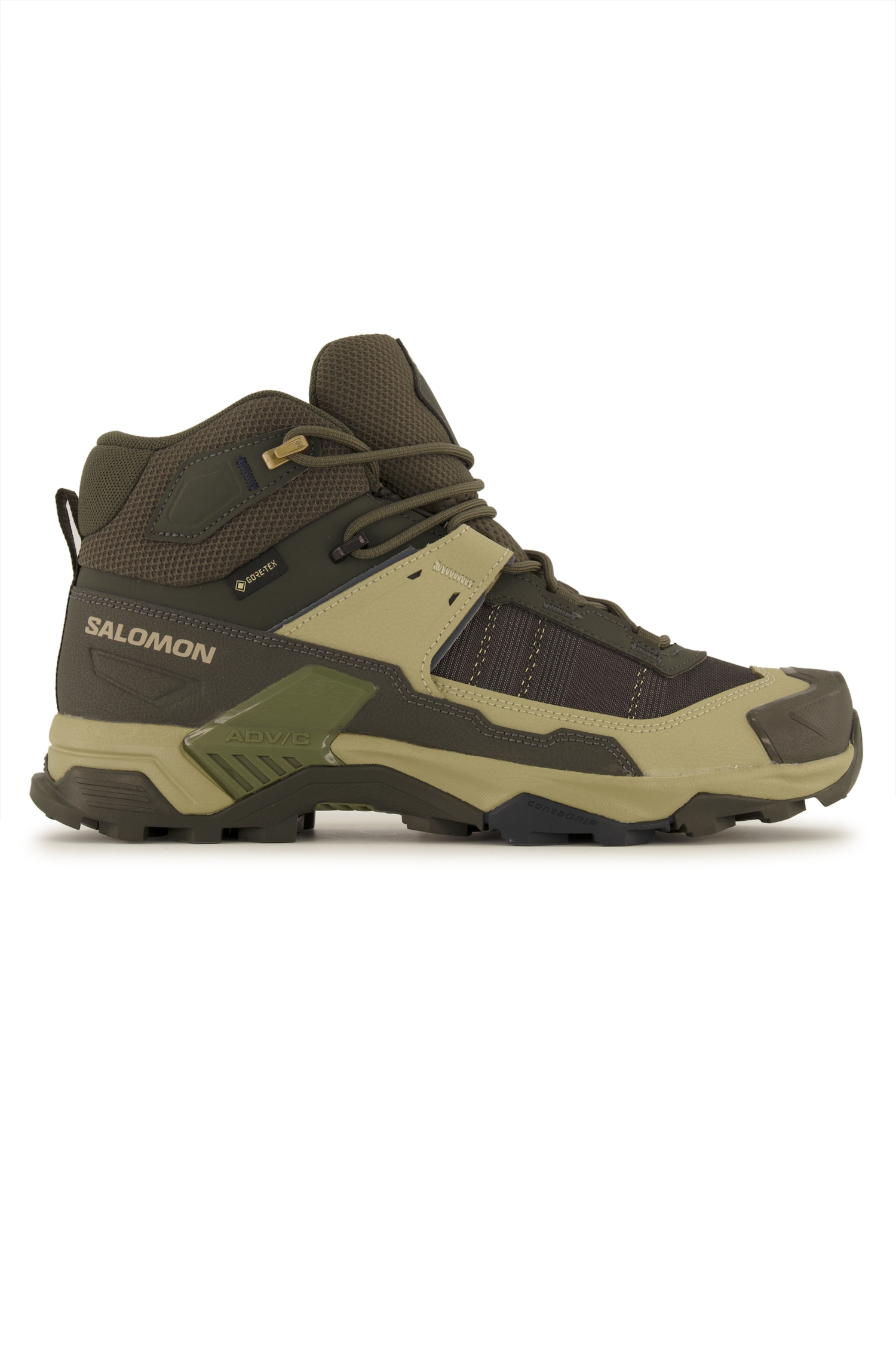 Image of Salomon X Ultra 5 Mid Gore-Tex® Herren Wanderschuh Grün, Herren, Größe: 10