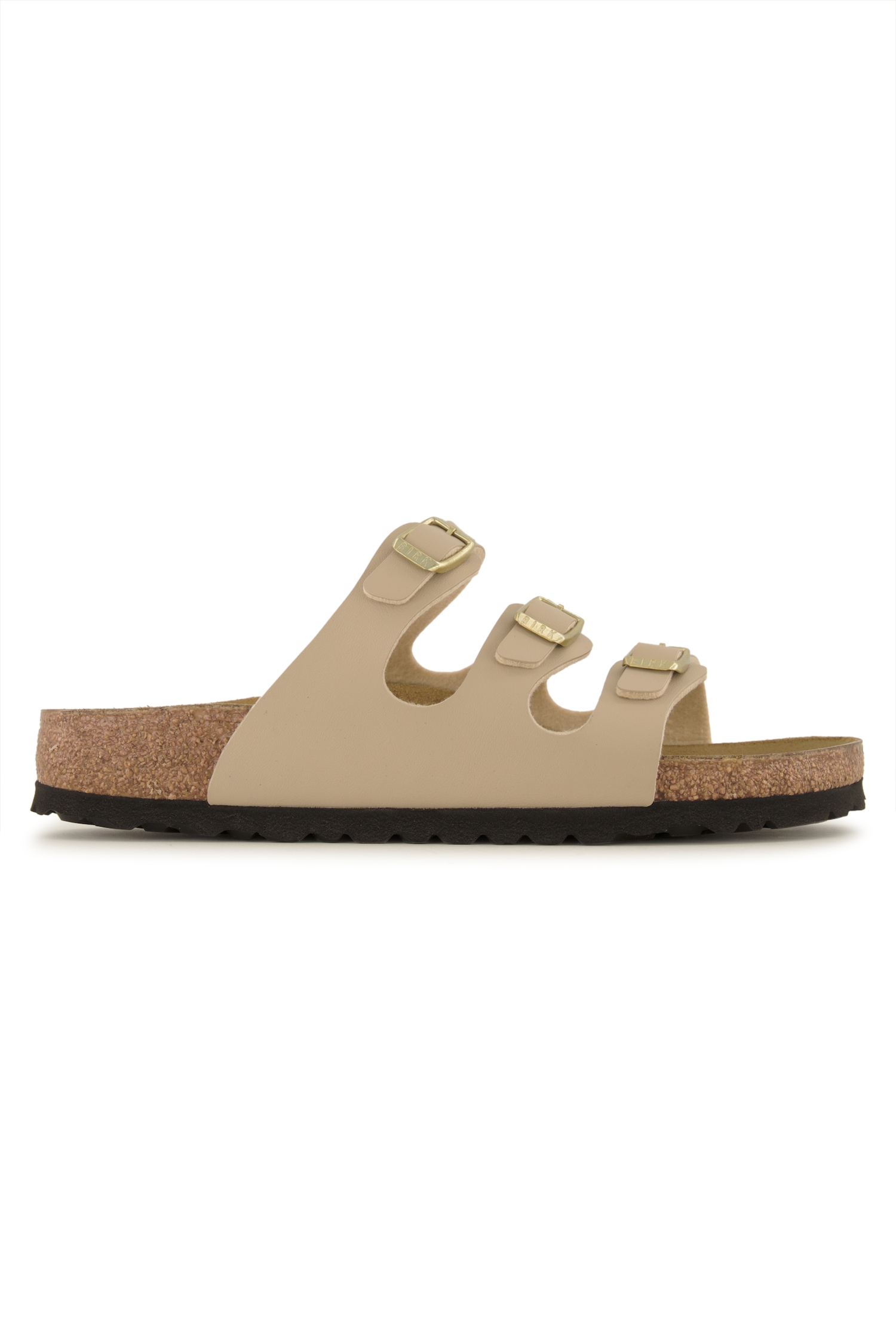 Image of Birkenstock Florida Birko-Flor® Narrow Fit Damen Slipper Beige, Damen, Größe: 35