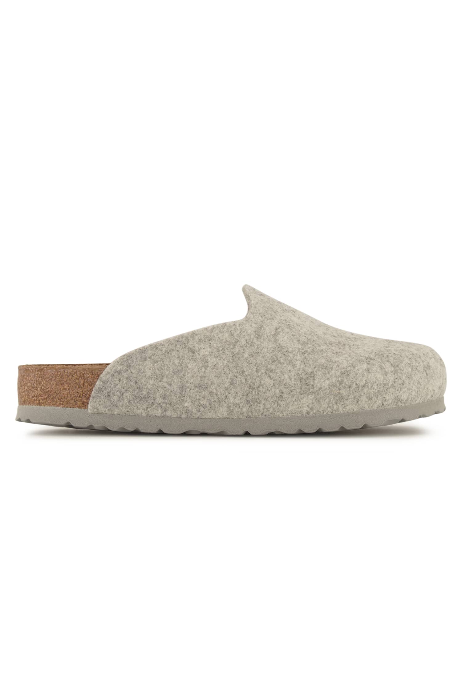 Image of Birkenstock Amsterdam FE Regular Fit Damen Slipper Grau, Damen, Größe: 35