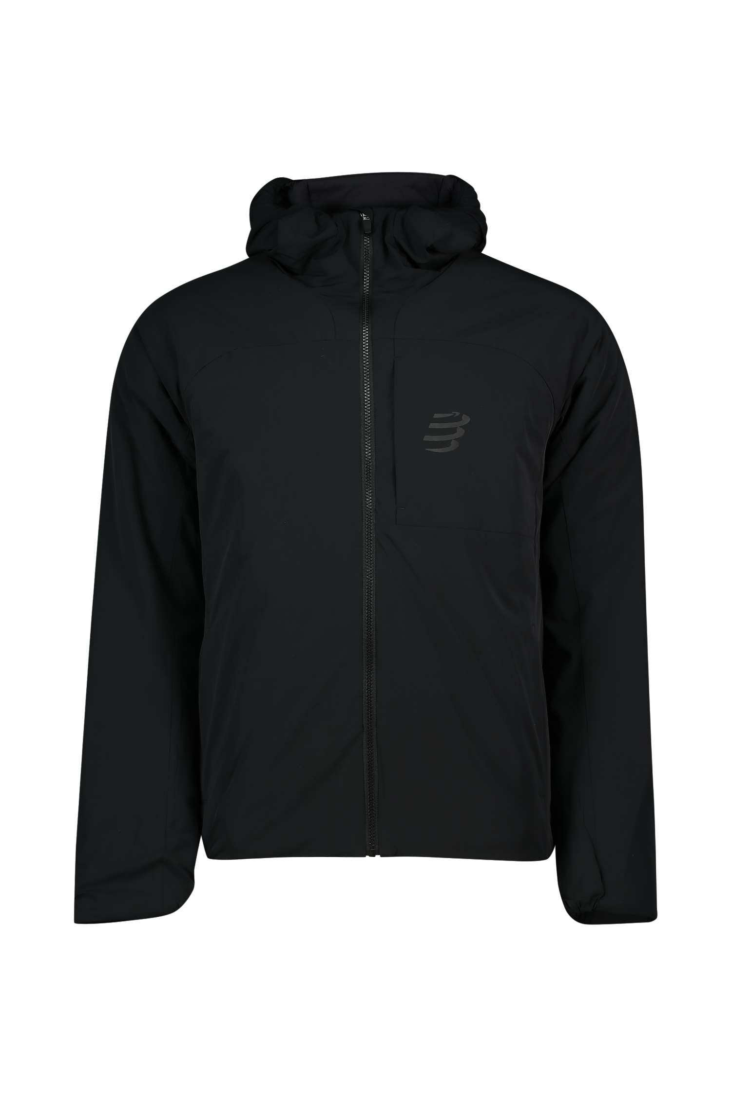 Image of Compressport Into The Wool 2.0 Herren Laufjacke Schwarz, Herren, Größe: M