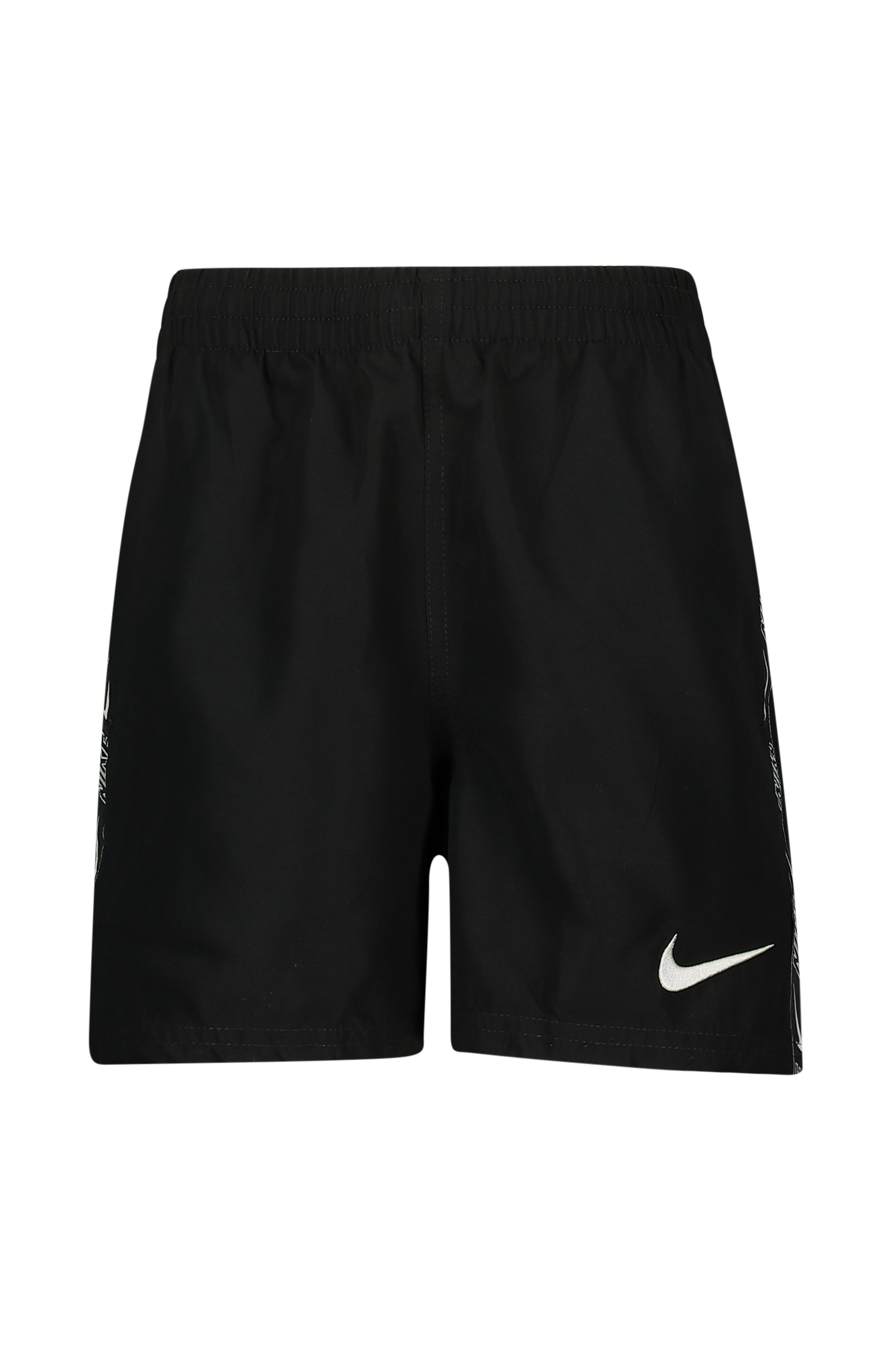 Image of Nike Logo Tape Jungen Badeshort Schwarz, , Größe: L