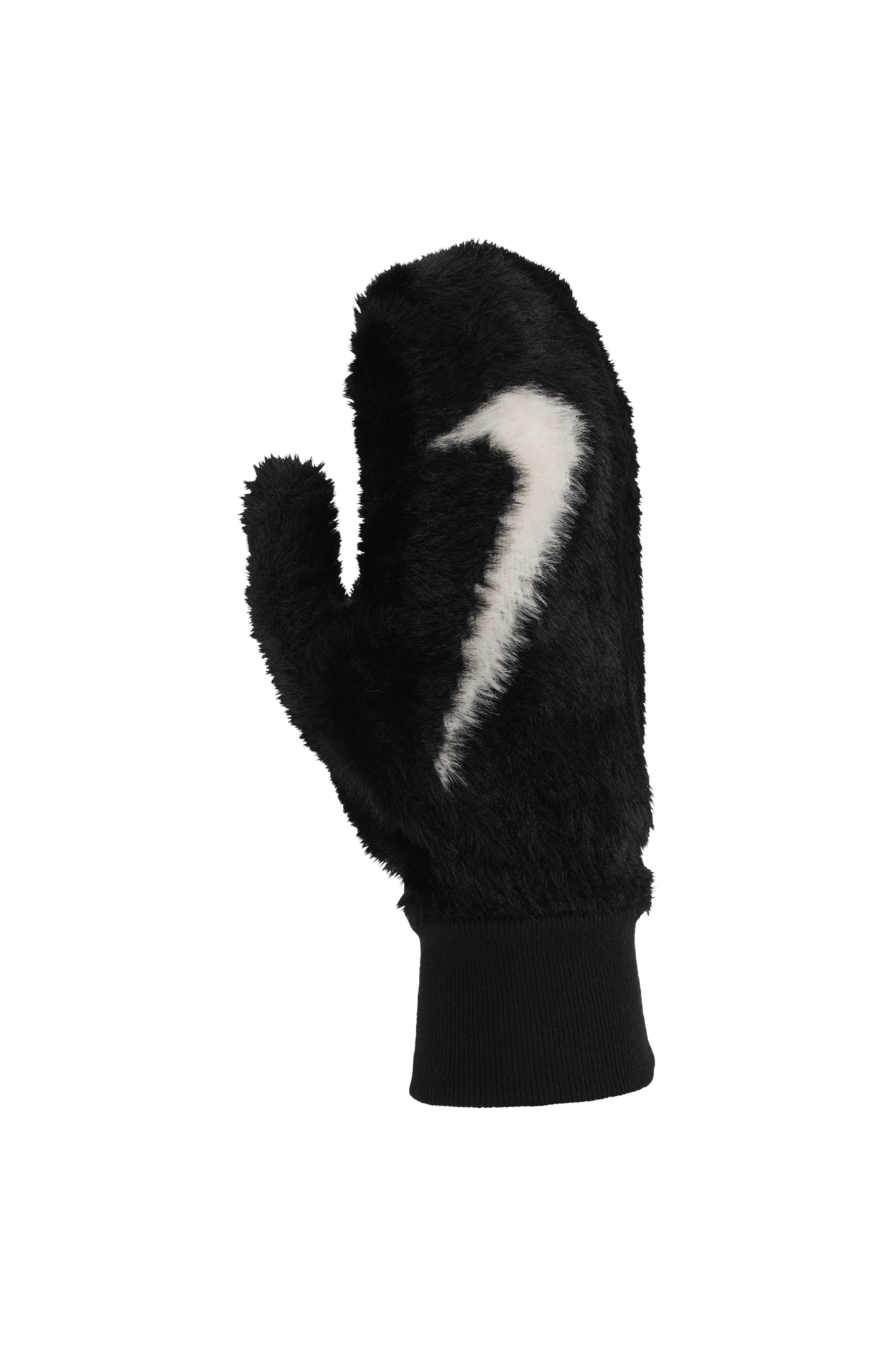 Image of Nike Plush Knit Fausthandschuh Schwarz, Damen, Größe: M/L