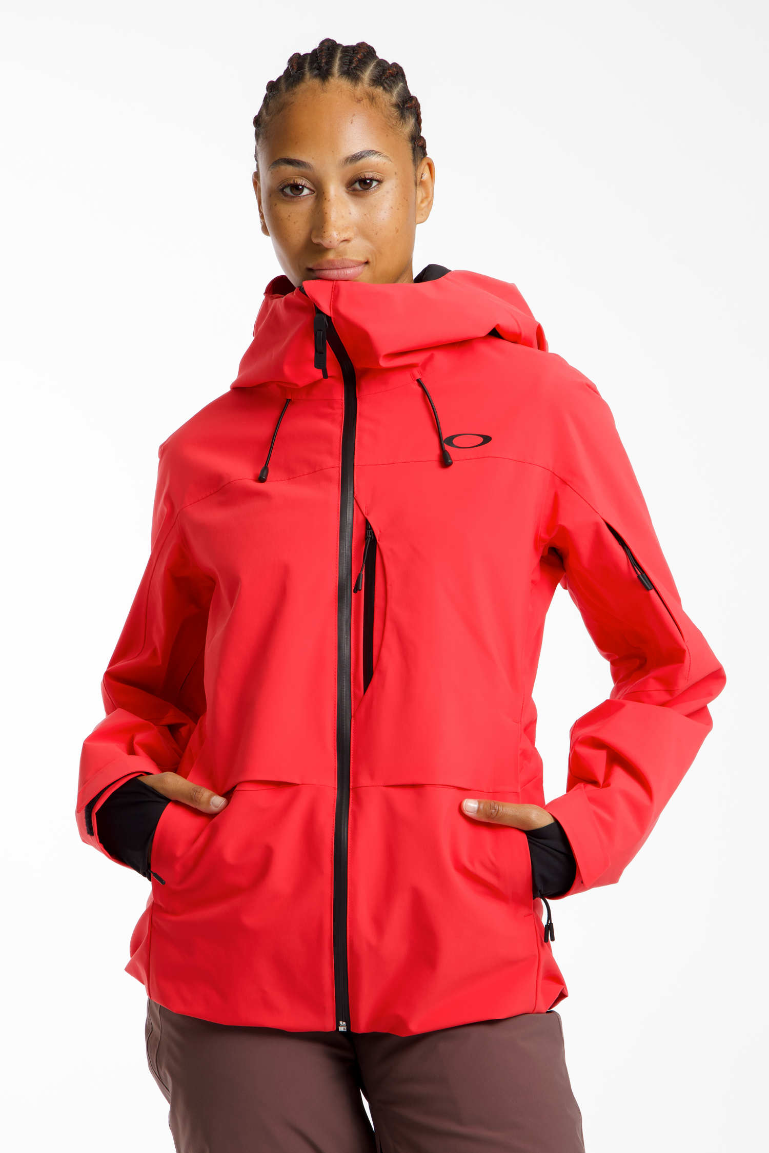 Image of Oakley Canopy Insulated Damen Ski-/Snowboardjacke Rot, Damen, Größe: L