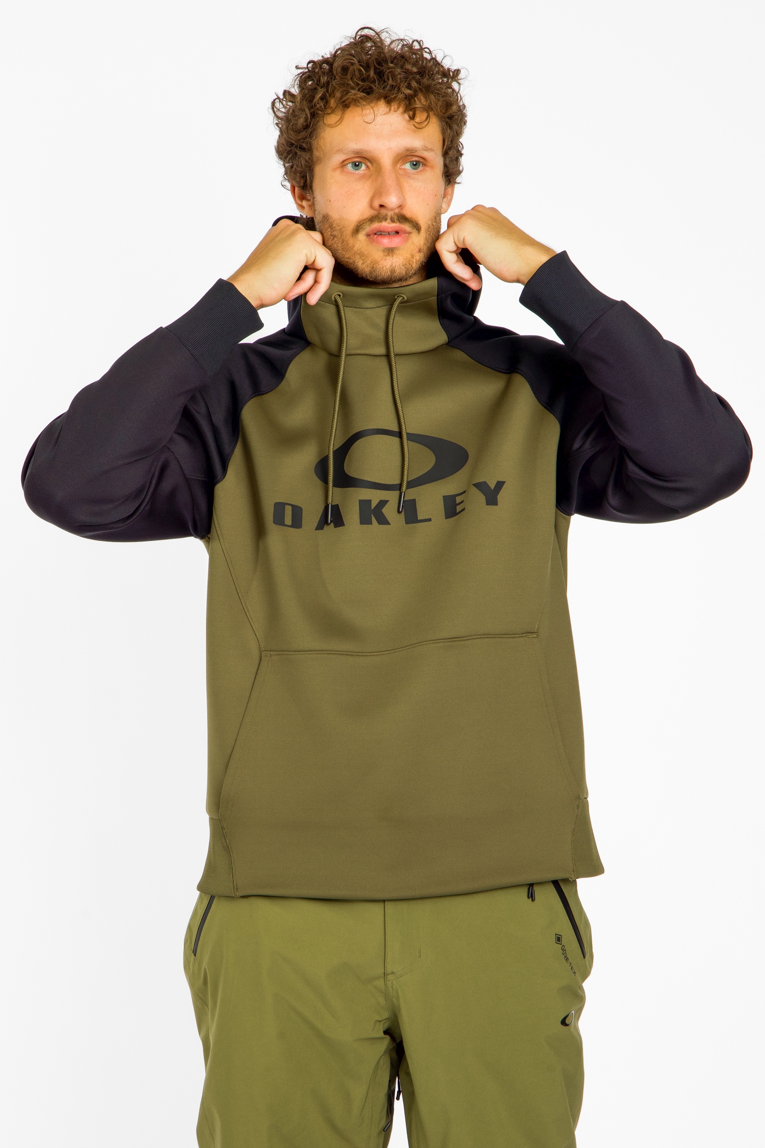 Image of Oakley Sierra DWR 2.0 Fleece Herren Hoodie Grün, Herren, Größe: L