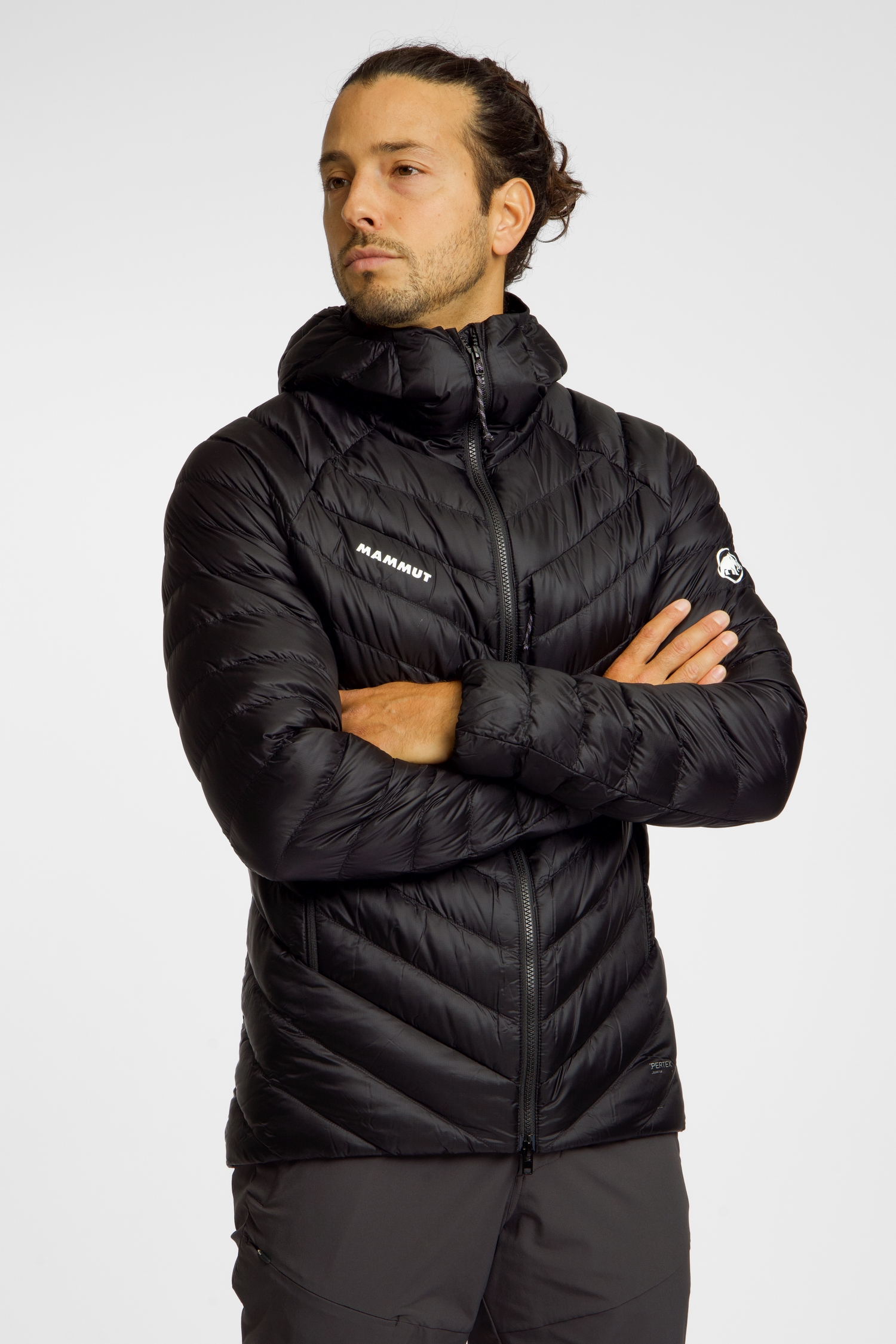 Image of MAMMUT Broad Peak Hooded Herren Daunenjacke Schwarz, Herren, Größe: L