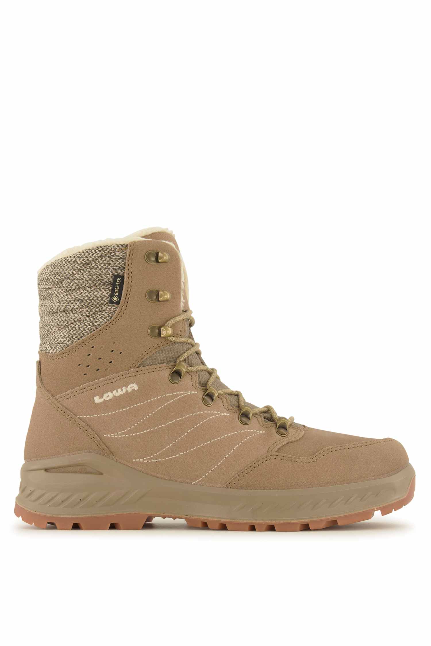LOWA Nabucco Gore-Tex® Damen Winterboot Beige, Damen, Größe: 7