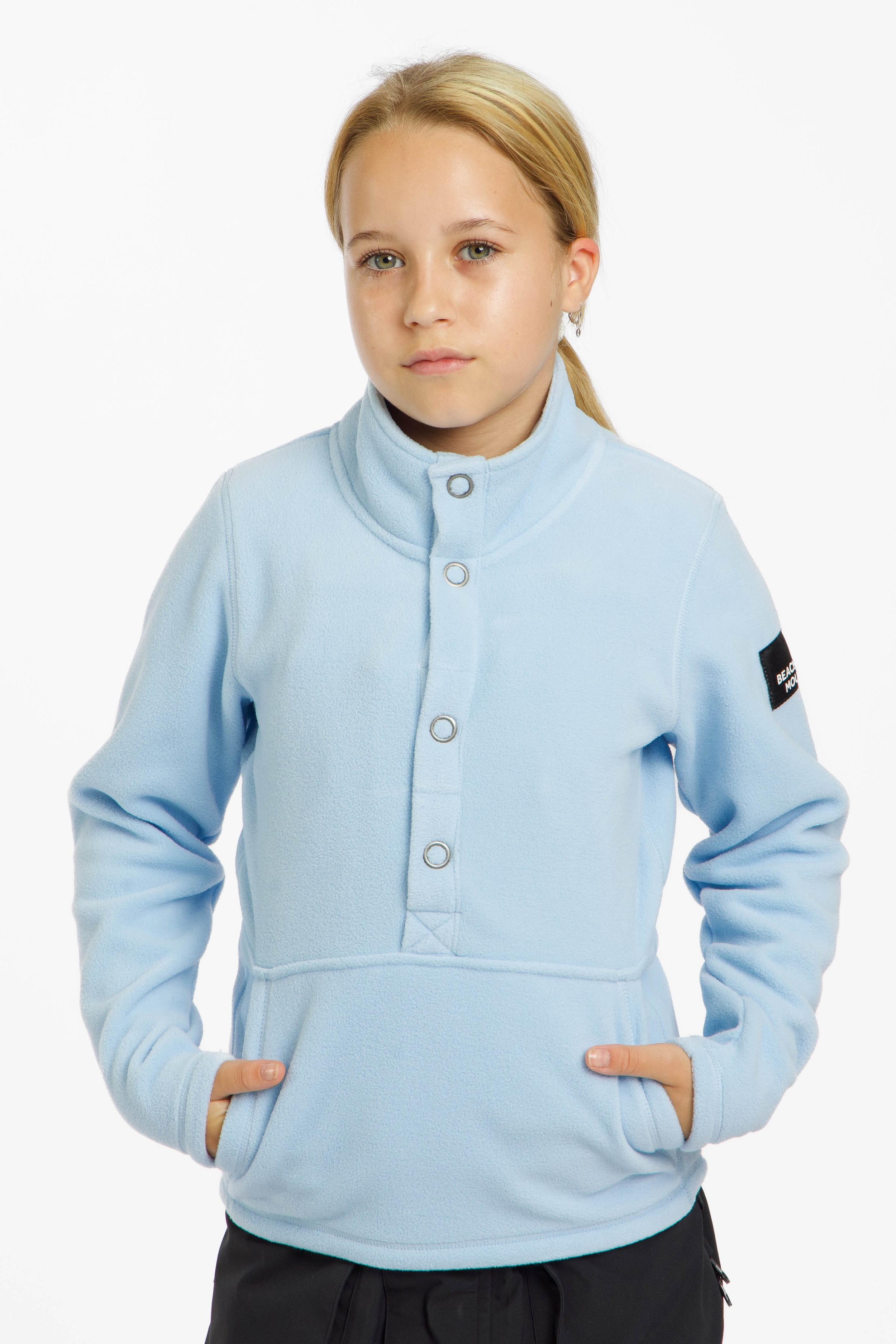 BEACH MOUNTAIN Mädchen Midlayer Blau, , Größe: 152
