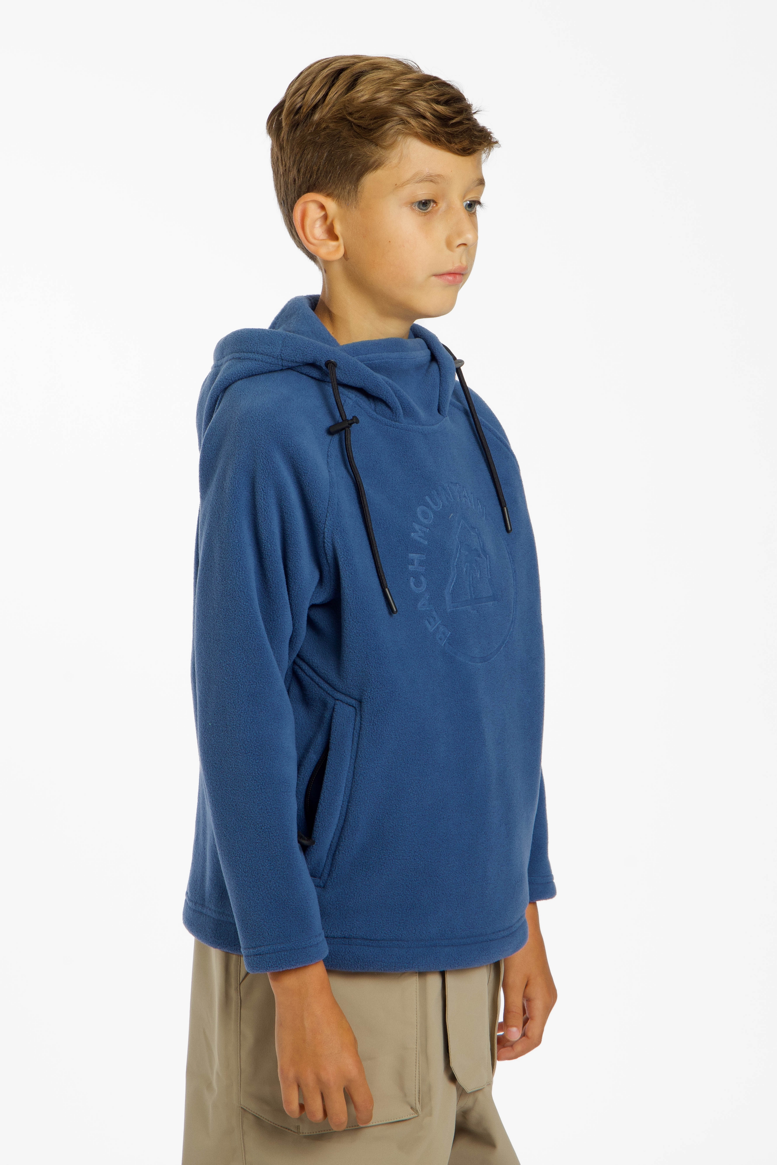 BEACH MOUNTAIN Kinder Hoodie Blau, , Größe: 128