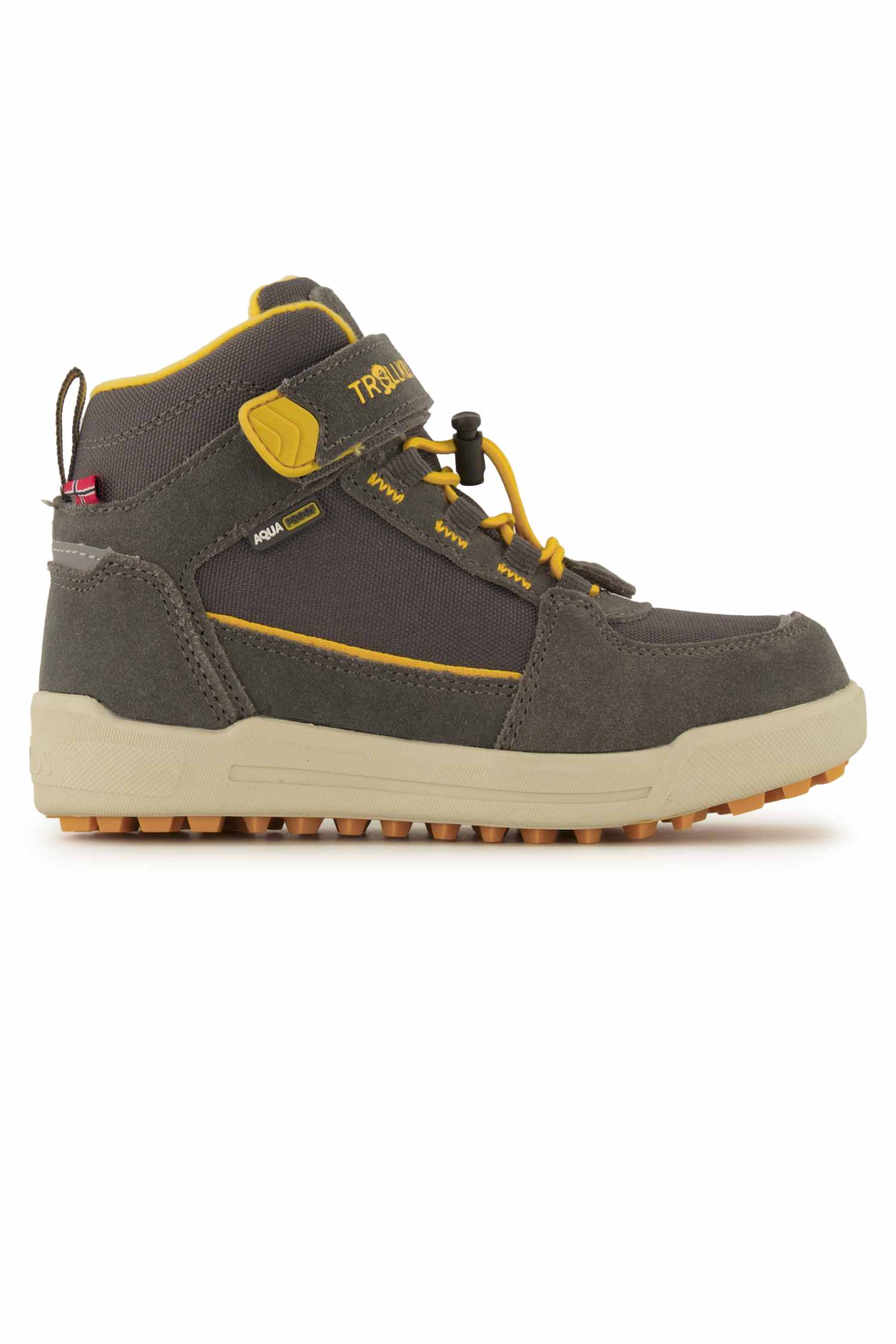 Image of Trollkids Gryllefjord Mid Kinder Winterboot Grau, , Größe: 35